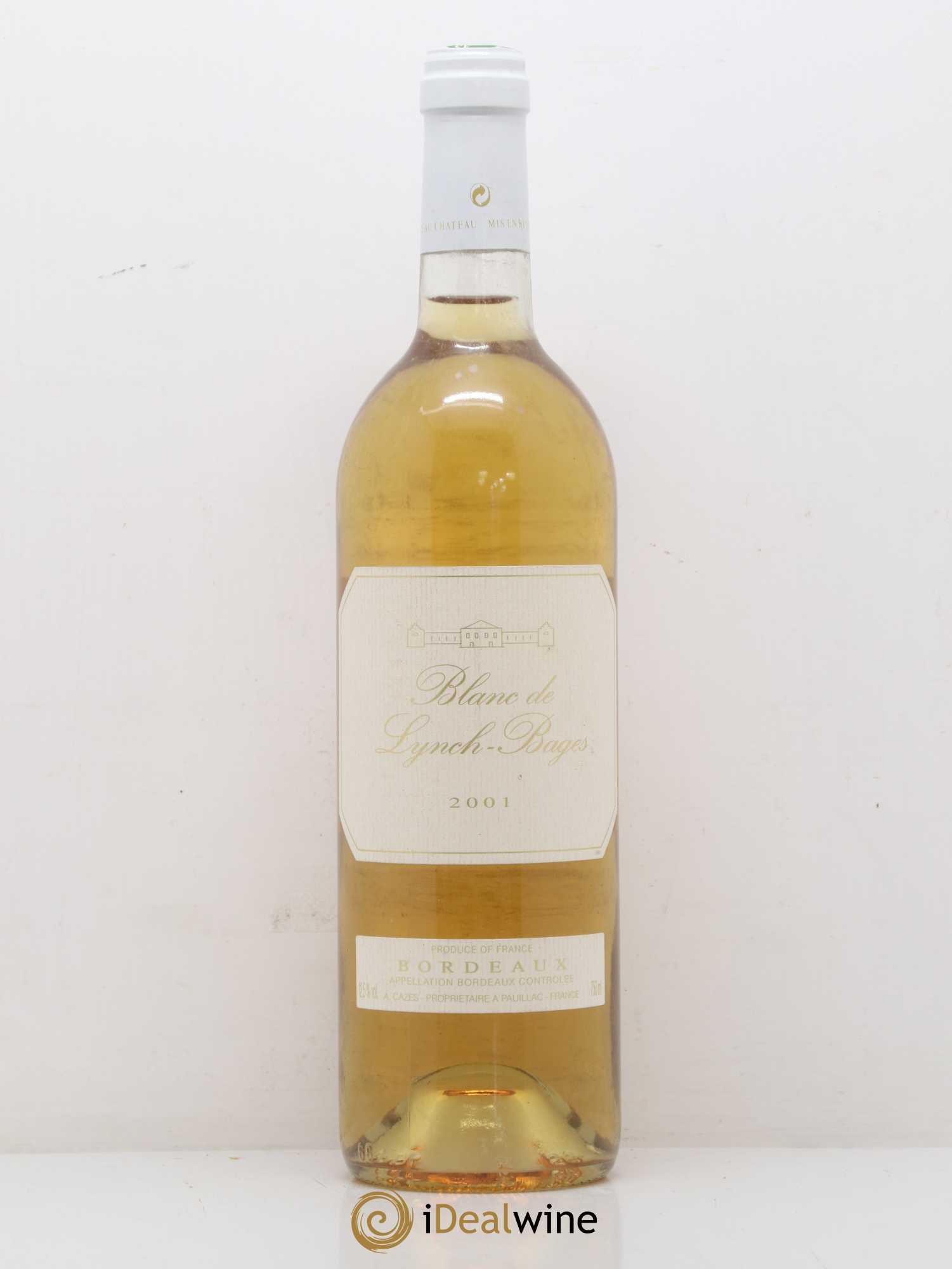 Blanc de Lynch Bages 2001 - Lot de 1 bouteille - 0