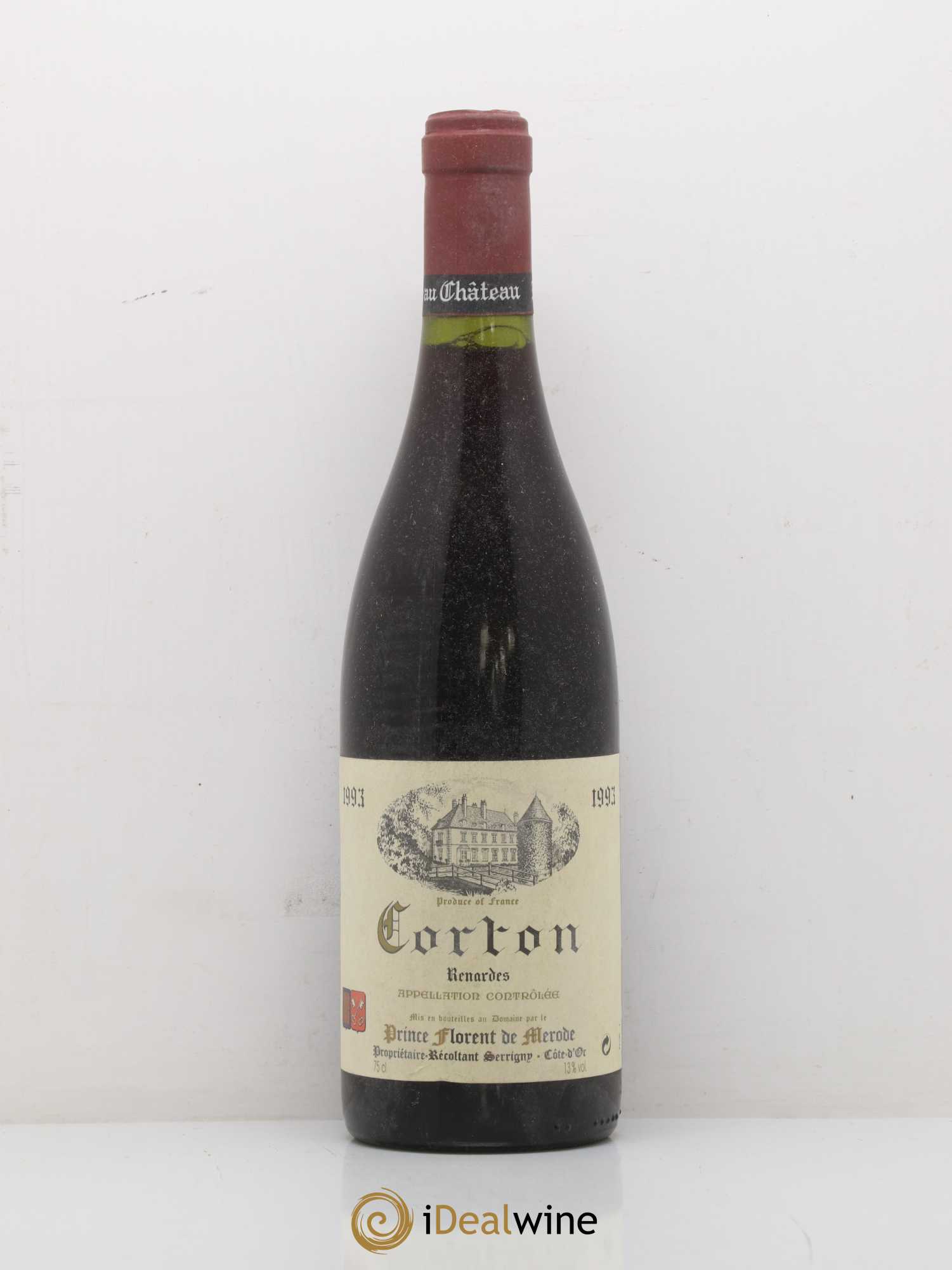 Corton Grand Cru Renardes Prince Florent de Mérode 1993 - Lot de 1 bouteille - 0