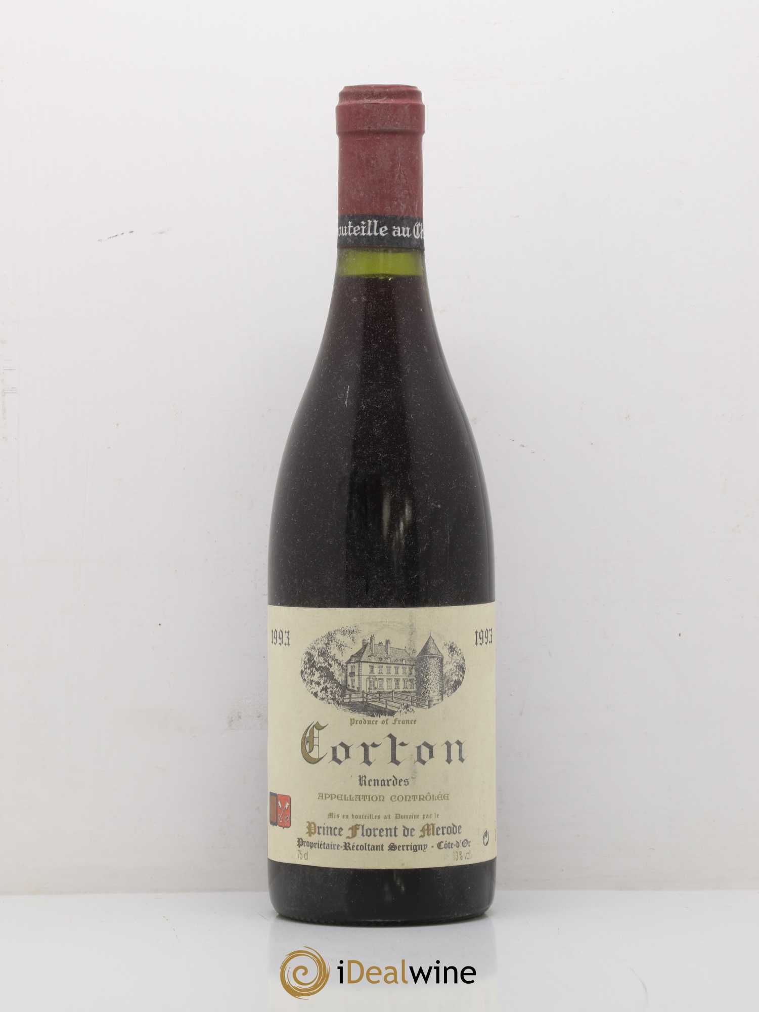 Corton Grand Cru Renardes Prince Florent de Mérode 1993 - Lot de 1 bouteille - 0