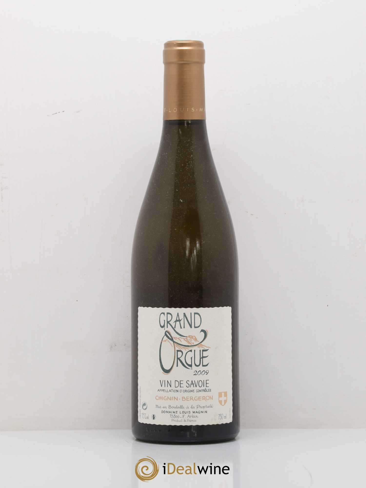 Vin de Savoie Chignin-Bergeron Grand Orgue Louis Magnin 2009 - Lot de 1 bouteille - 0