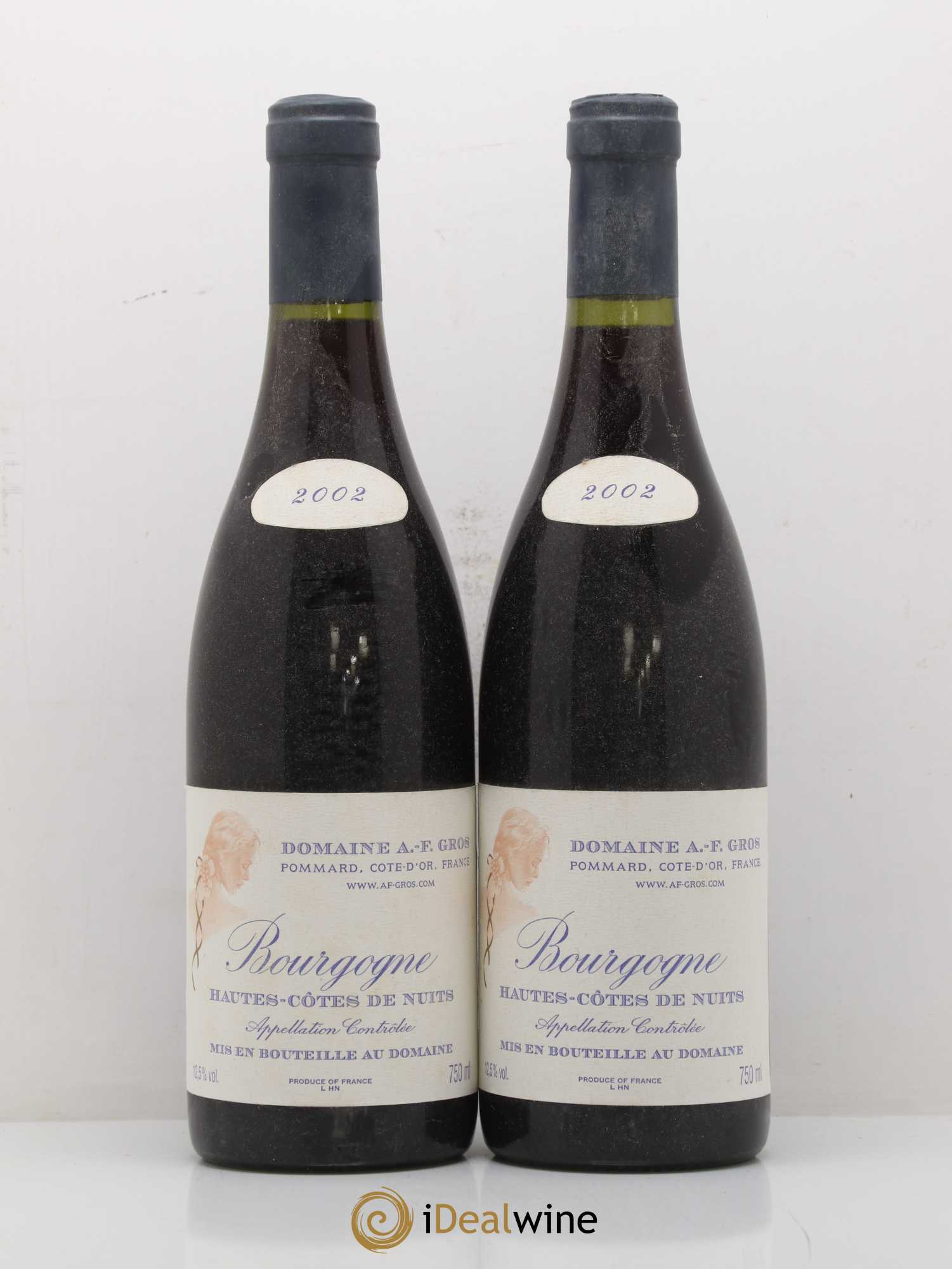 Hautes-Côtes de Nuits A.-F. Gros 2002 - Lot de 2 bouteilles - 0