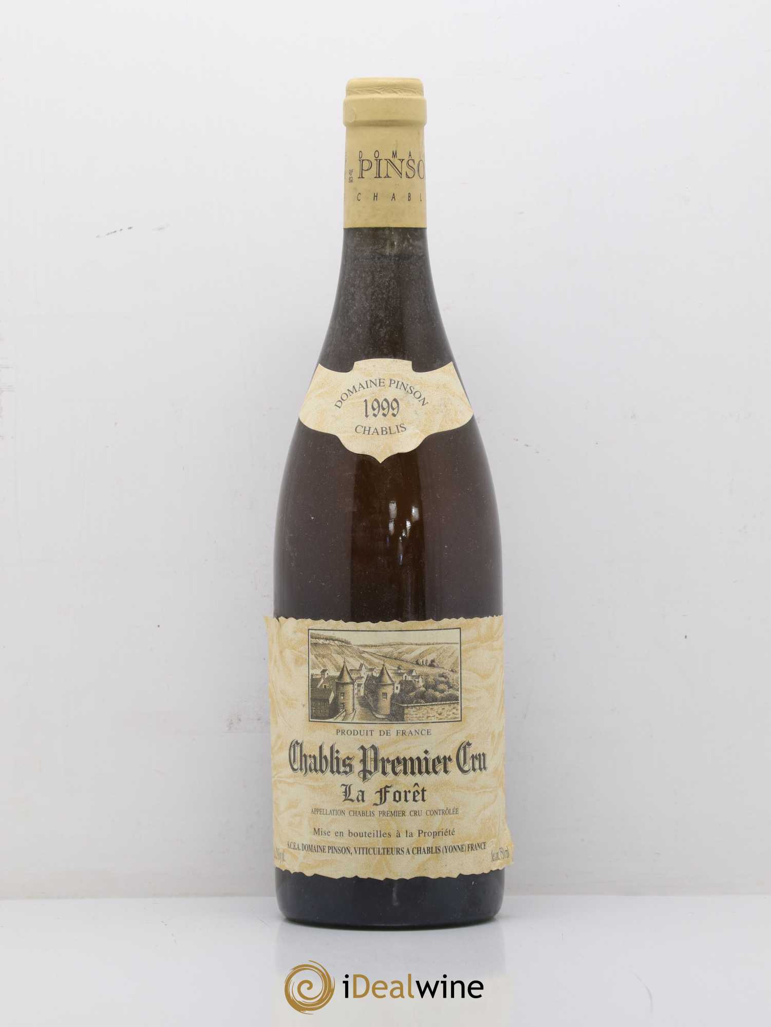 Chablis 1er Cru La Forêt Pinson Frères (Domaine) 1999 - Lot de 1 bouteille - 0