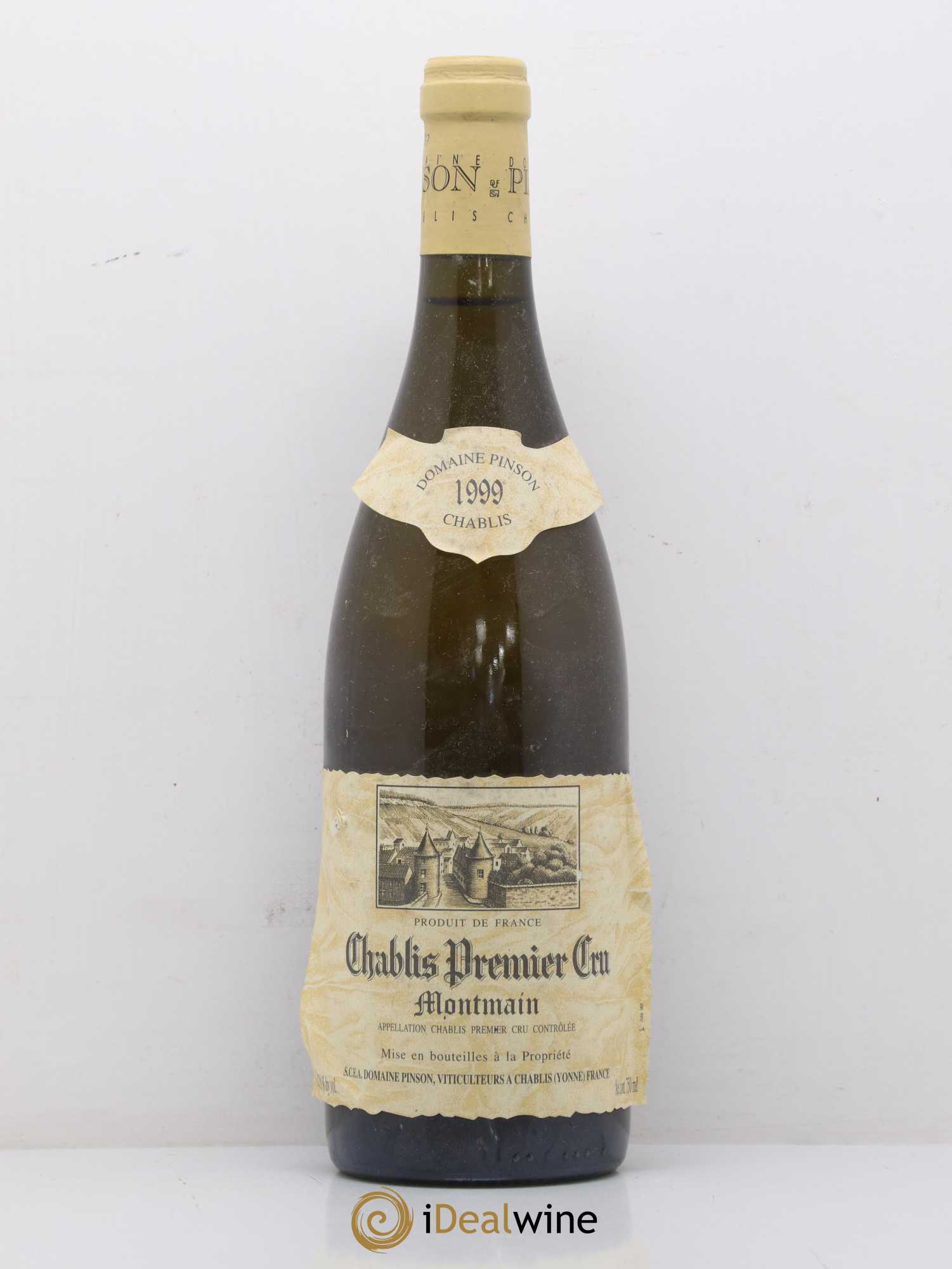 Chablis 1er Cru Montmain Pinson Frères (Domaine) 1999 - Lot de 1 bouteille - 0