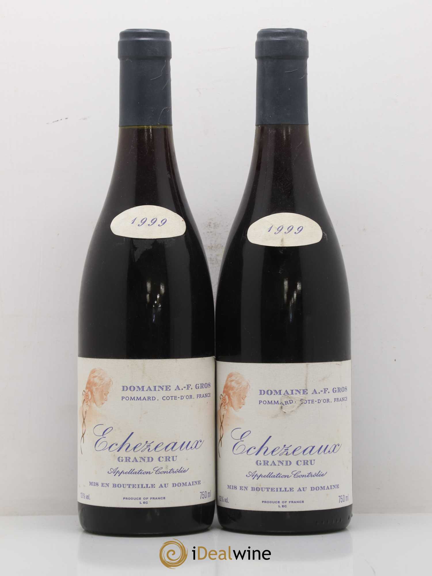 Echezeaux Grand Cru A.-F. Gros 1999 - Lot de 2 bouteilles - 0