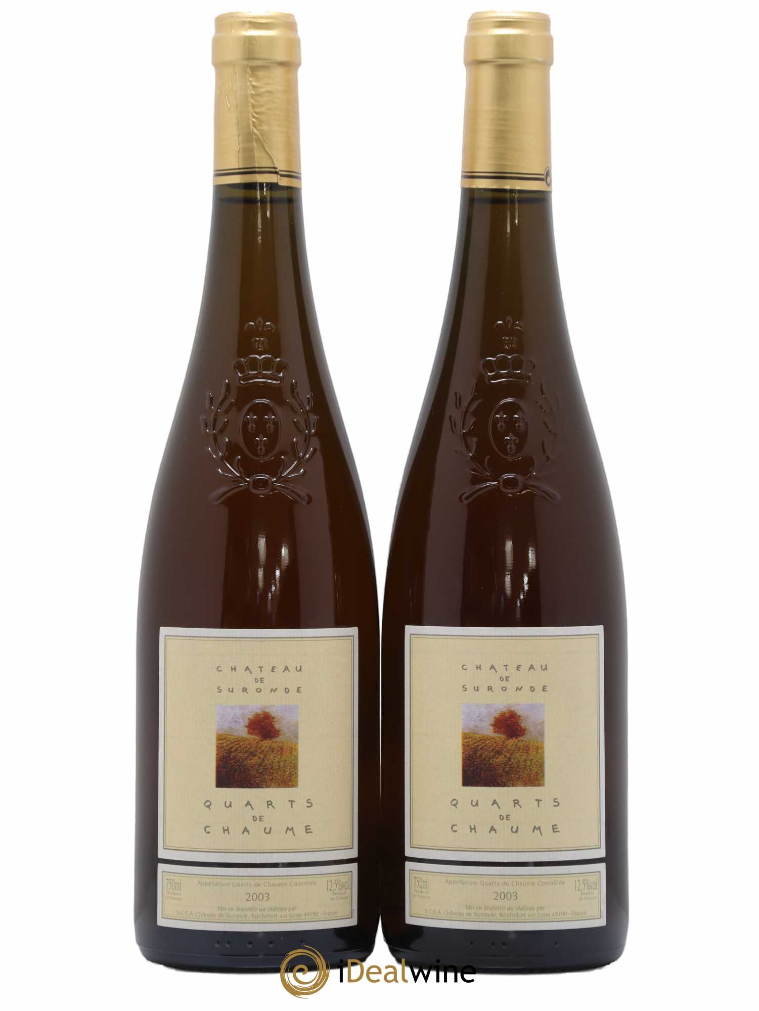 Quarts de Chaume Château de Suronde 2003 - Lotto di 2 bottiglie - 0