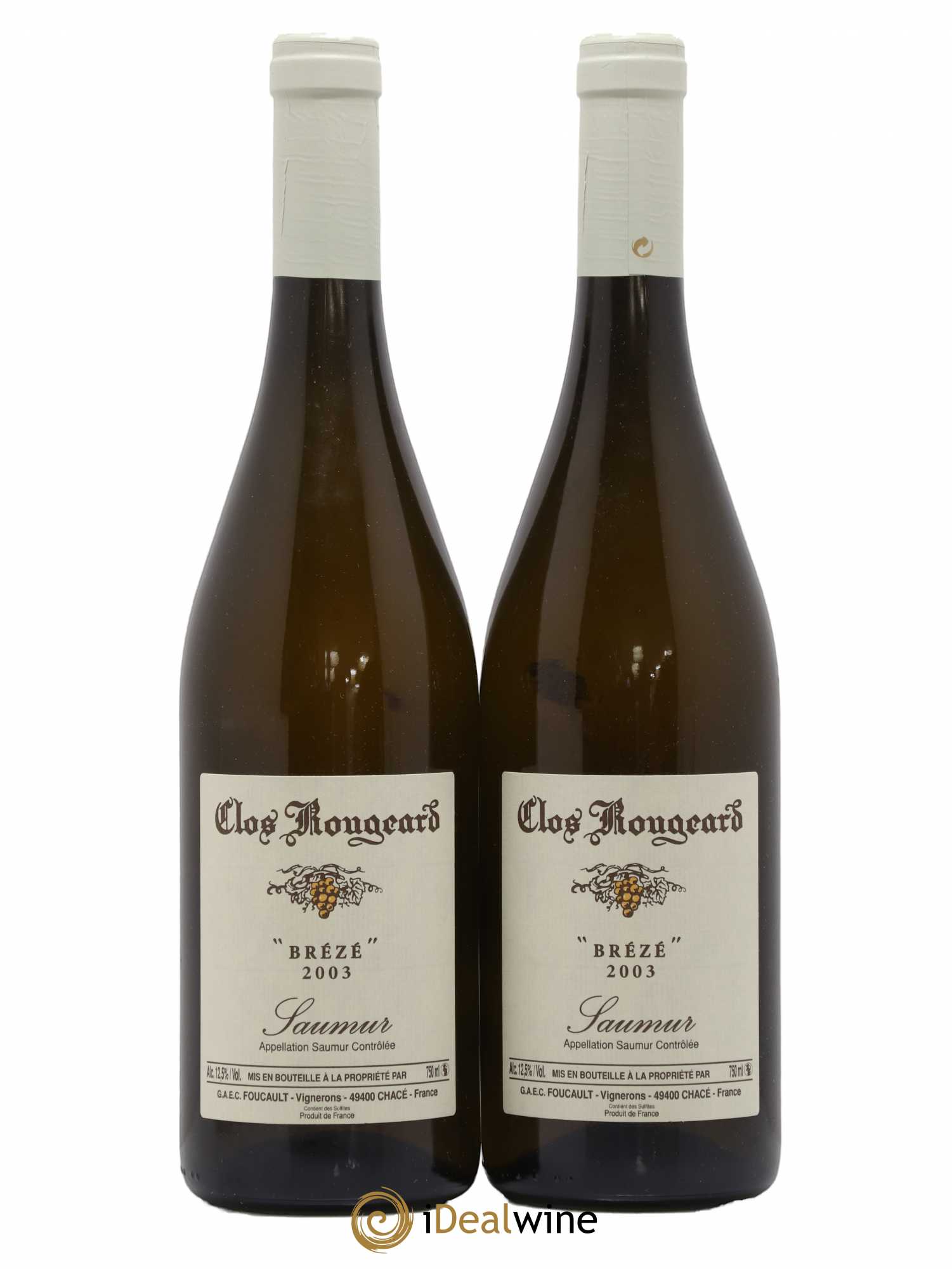 Saumur Brézé Clos Rougeard 2003 - Posten von 2 Flaschen - 0