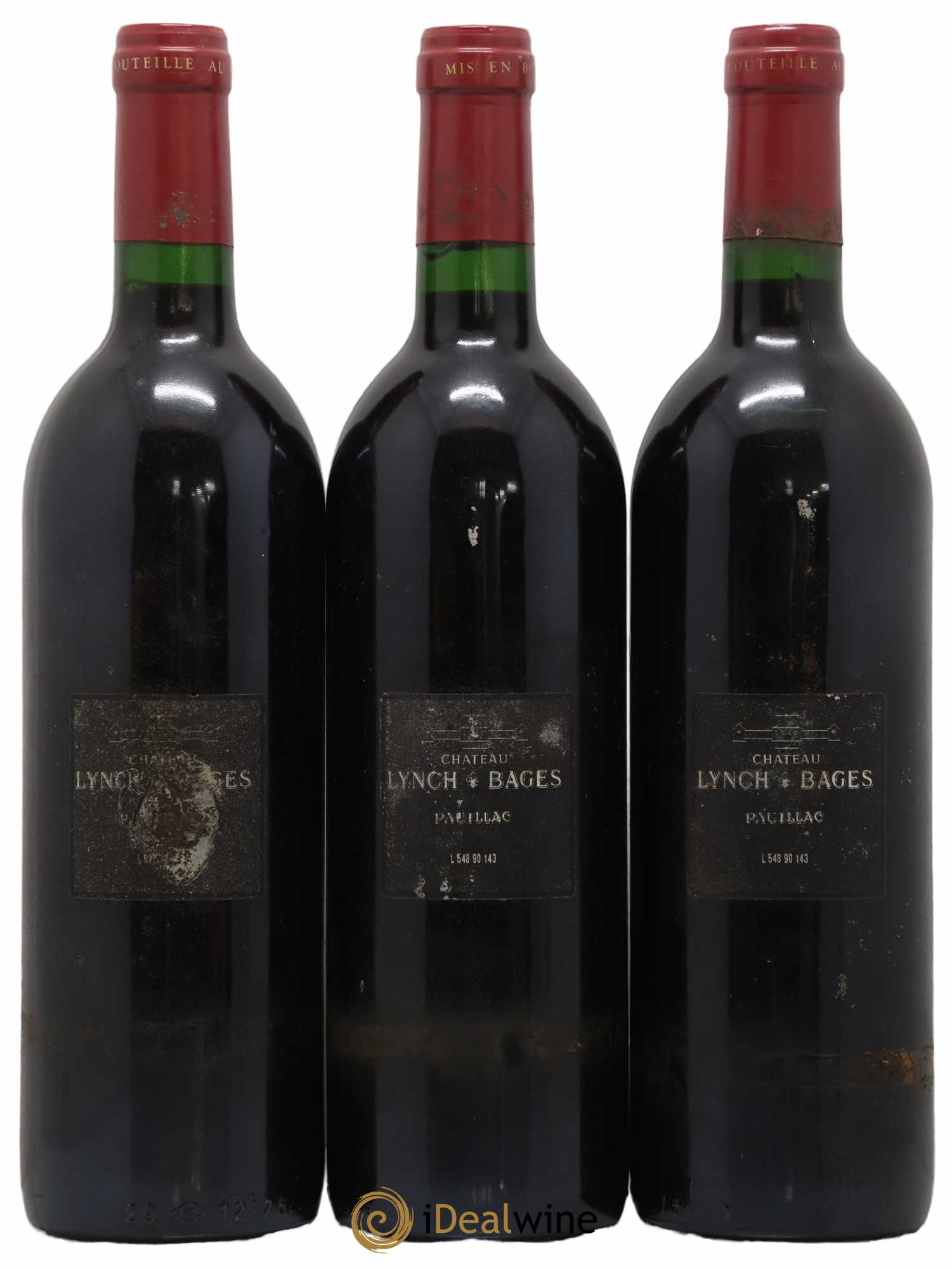 Château Lynch Bages 5ème Grand Cru Classé 1990 - Lot de 12 bouteilles - 2