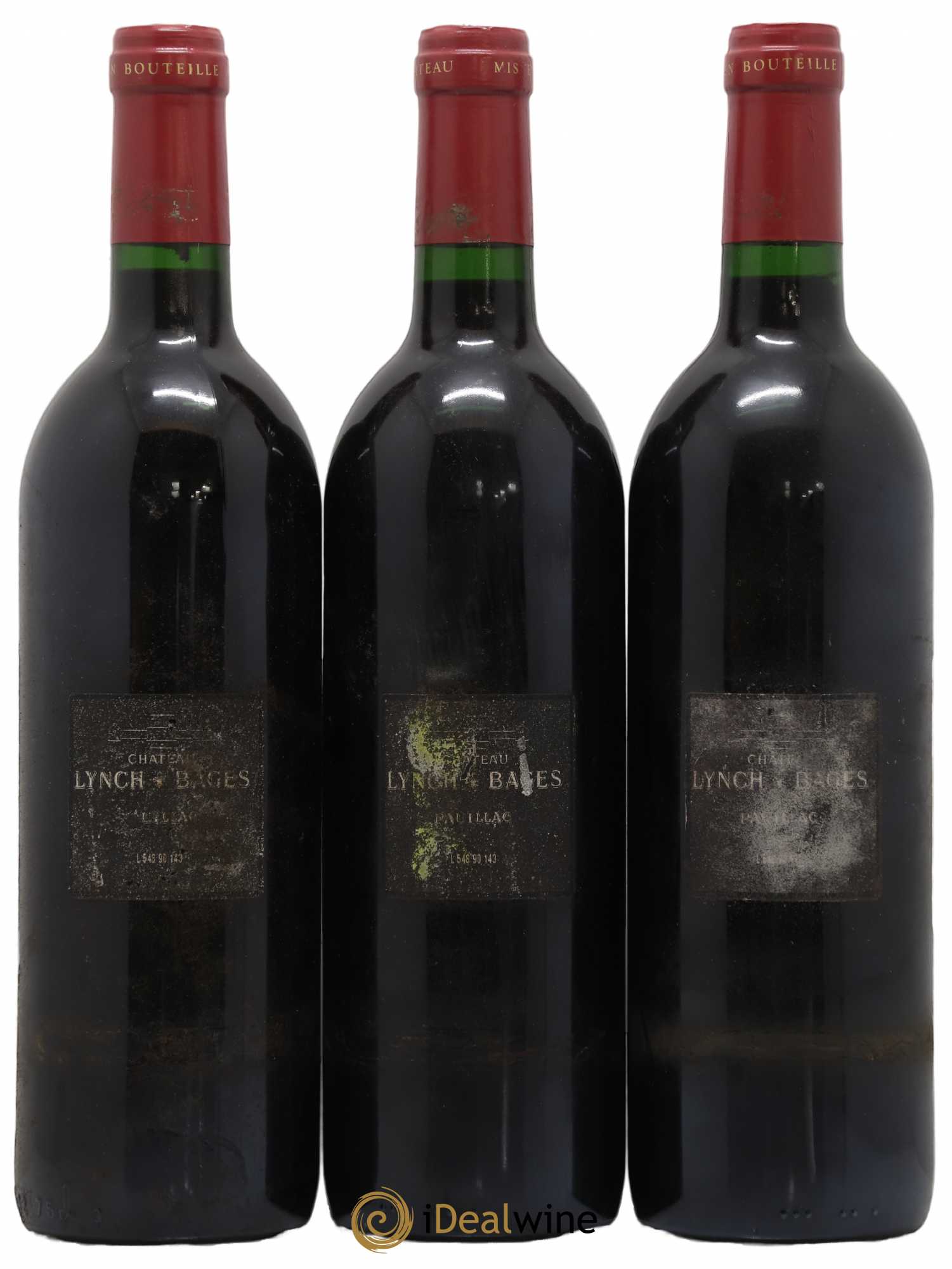 Château Lynch Bages 5ème Grand Cru Classé 1990 - Lot de 12 bouteilles - 4