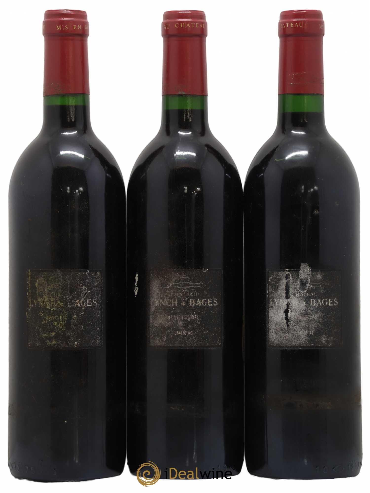 Château Lynch Bages 5ème Grand Cru Classé 1990 - Lot de 12 bouteilles - 6