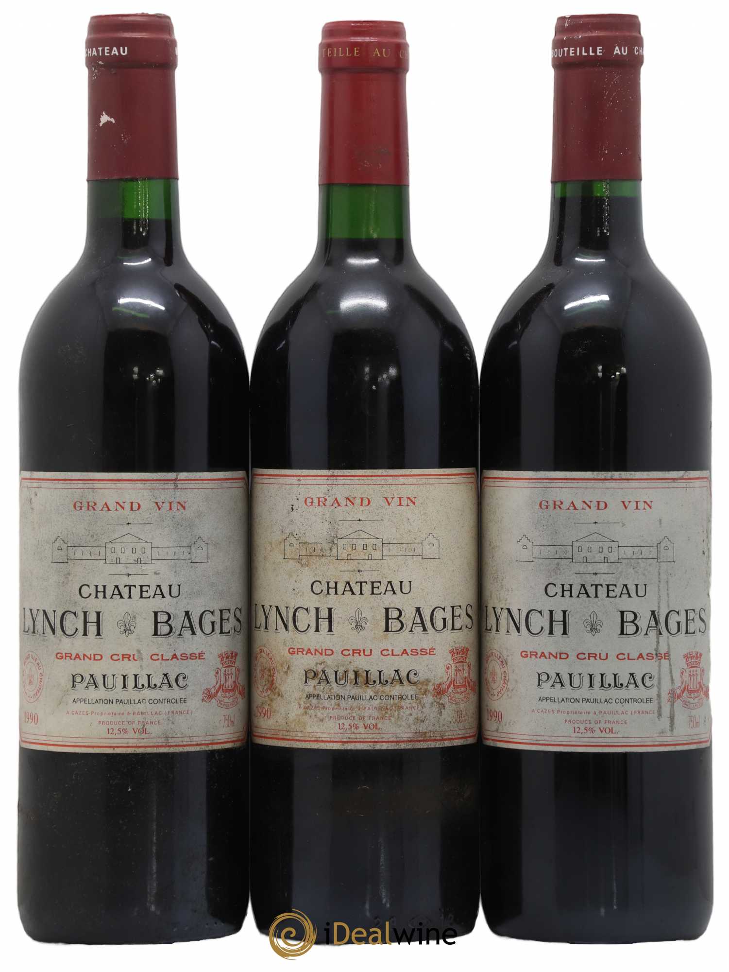 Château Lynch Bages 5ème Grand Cru Classé 1990 - Lot de 12 bouteilles - 7