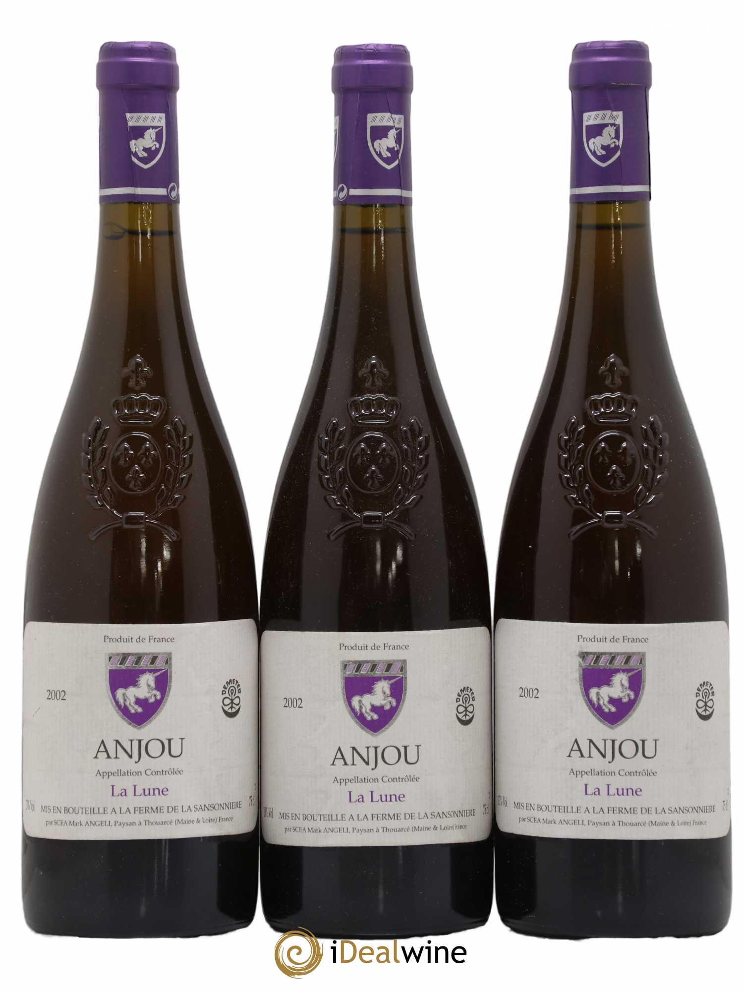 Vin de France La Lune Mark Angeli (Domaine) - Ferme de la Sansonnière 2002 - Lot de 3 bouteilles - 0