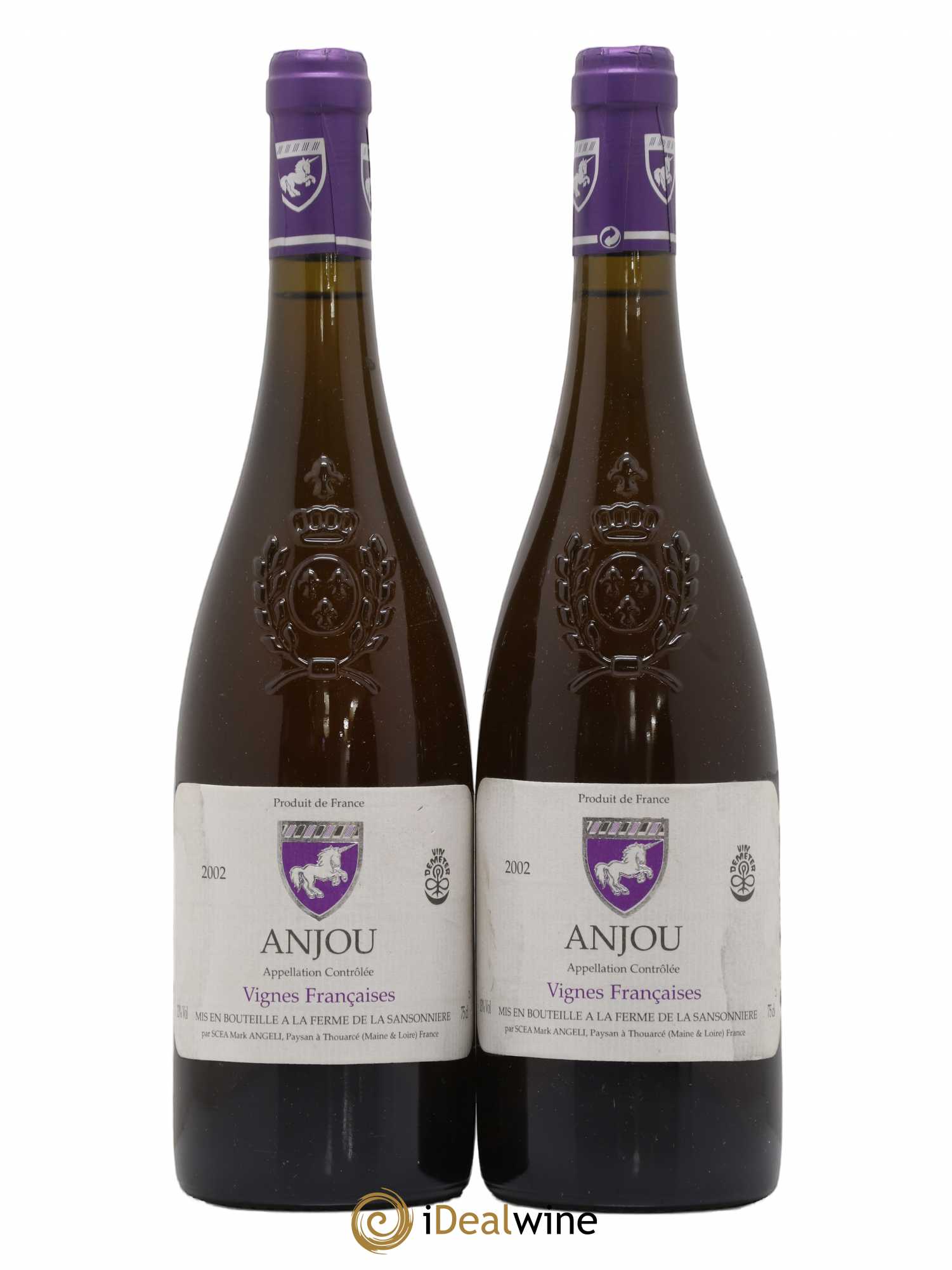 Anjou Vignes françaises Mark Angeli (Domaine) - Ferme de la Sansonnière 2002 - Lot de 2 bouteilles - 0