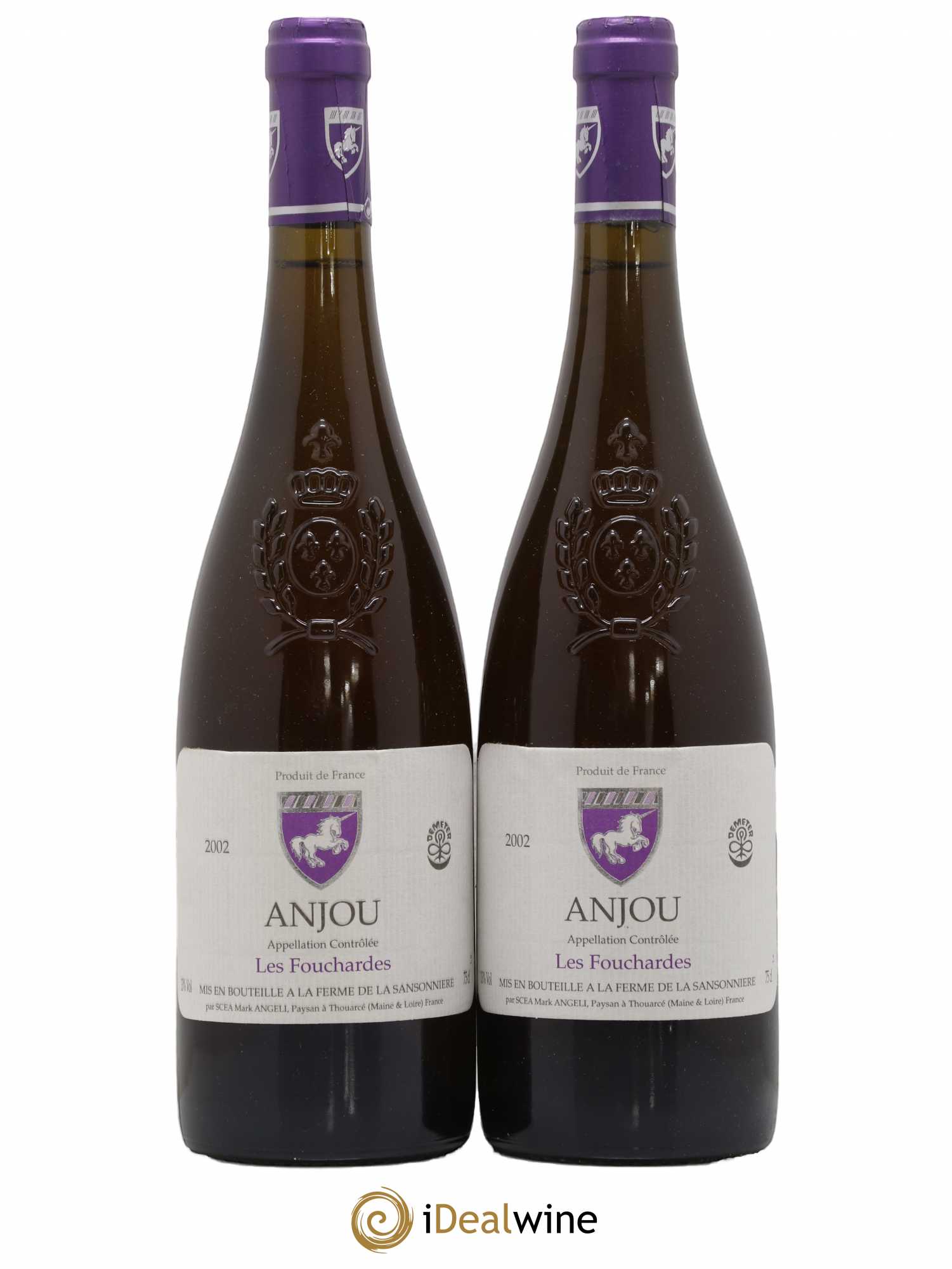 Anjou Les Fouchardes Mark Angeli (Domaine) - Ferme de la Sansonnière 2002 - Lot de 2 bouteilles - 0