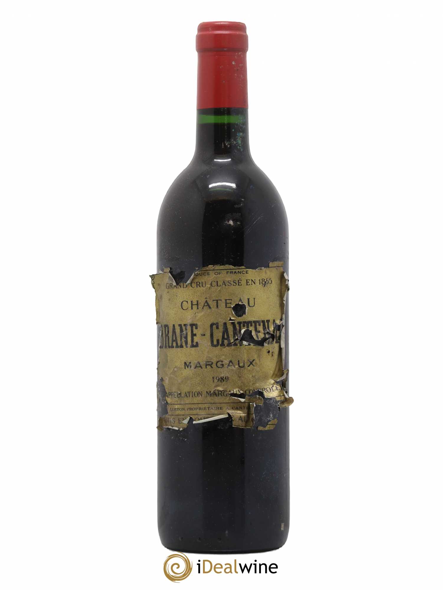 Château Brane Cantenac 2ème Grand Cru Classé 1989 - Lot de 1 bouteille - 0
