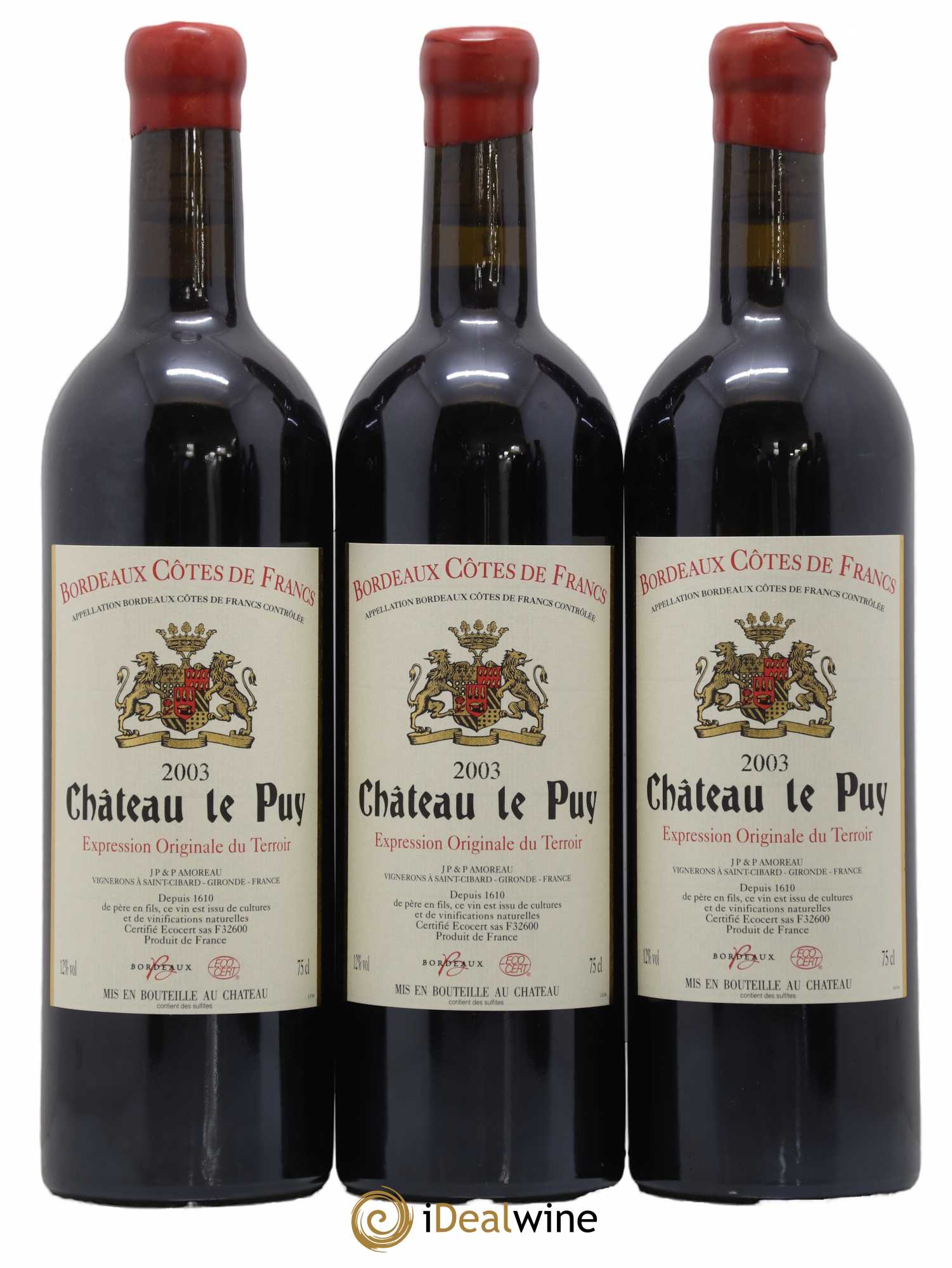 Château Le Puy 2003 - Lot de 6 bouteilles - 2