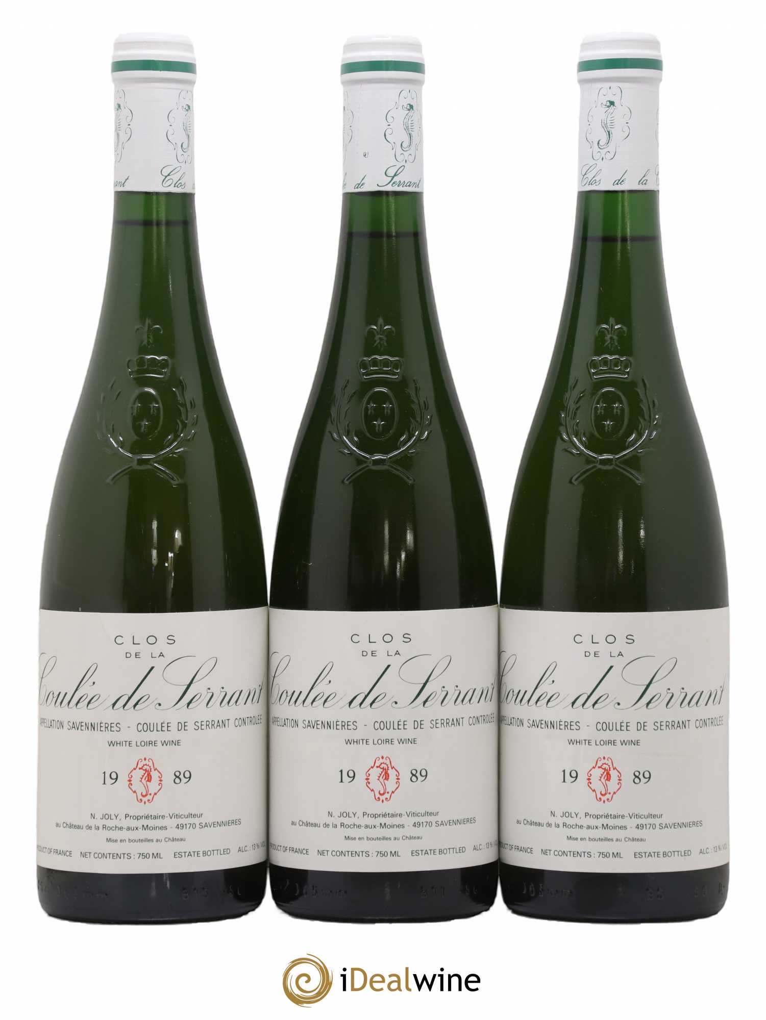 Savennières Clos de la Coulée de Serrant Vignobles de la Coulée de Serrant - Nicolas Joly 1989 - Lot de 12 bouteilles - 1
