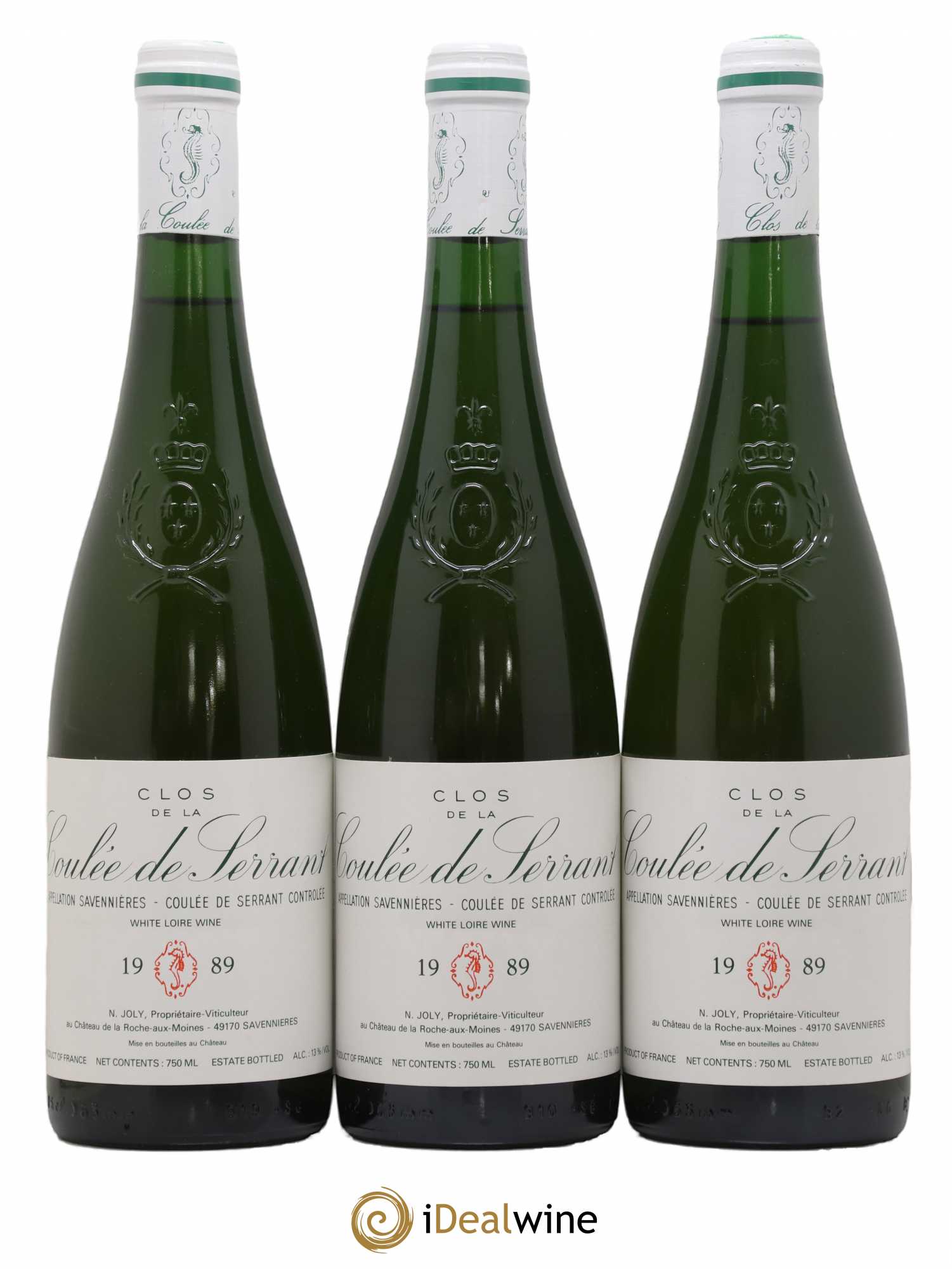 Savennières Clos de la Coulée de Serrant Vignobles de la Coulée de Serrant - Nicolas Joly 1989 - Lot de 12 bouteilles - 2