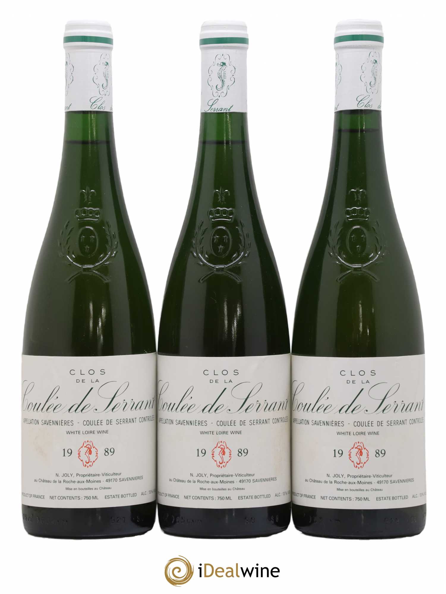 Savennières Clos de la Coulée de Serrant Vignobles de la Coulée de Serrant - Nicolas Joly 1989 - Lot de 12 bouteilles - 3