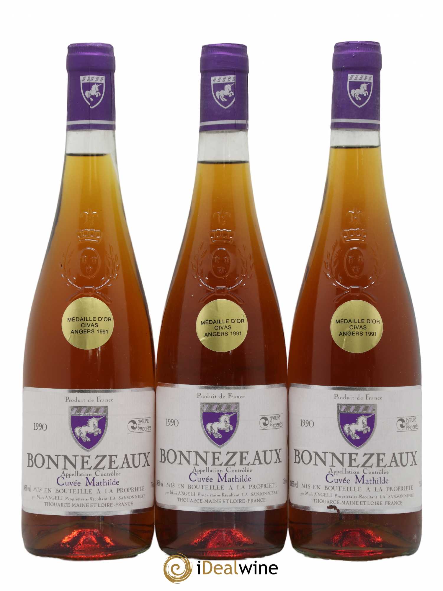 Bonnezeaux Cuvée Mathilde Mark Angeli (Domaine) - Ferme de la Sansonnière 1990 - Lotto di 12 bottiglie - 2