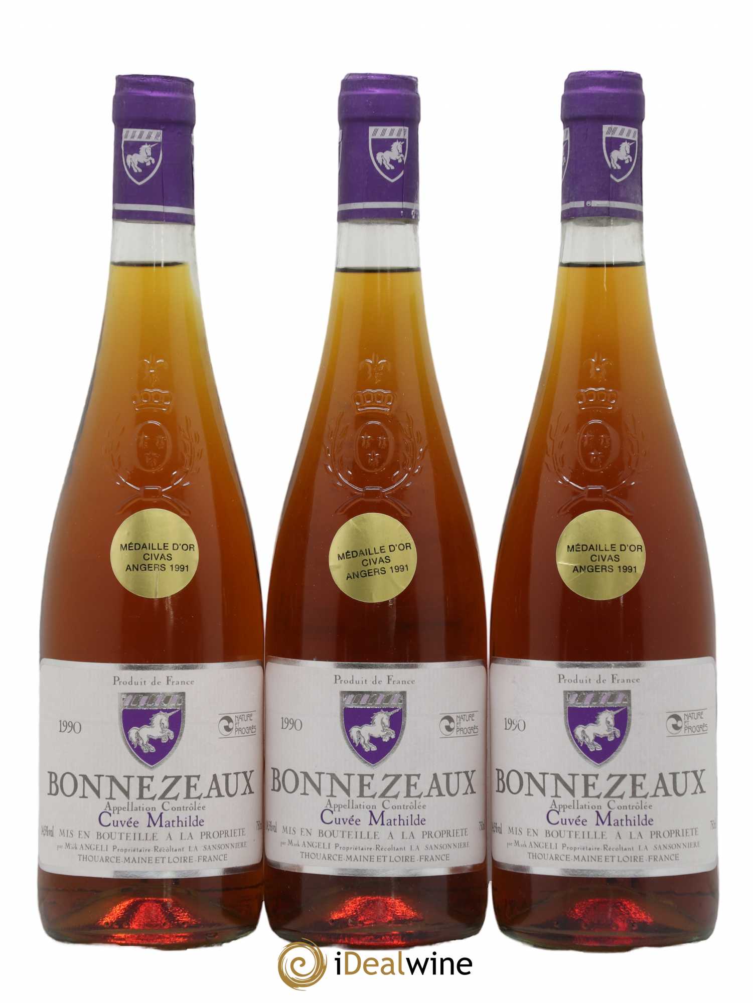 Bonnezeaux Cuvée Mathilde Mark Angeli (Domaine) - Ferme de la Sansonnière 1990 - Lotto di 12 bottiglie - 4