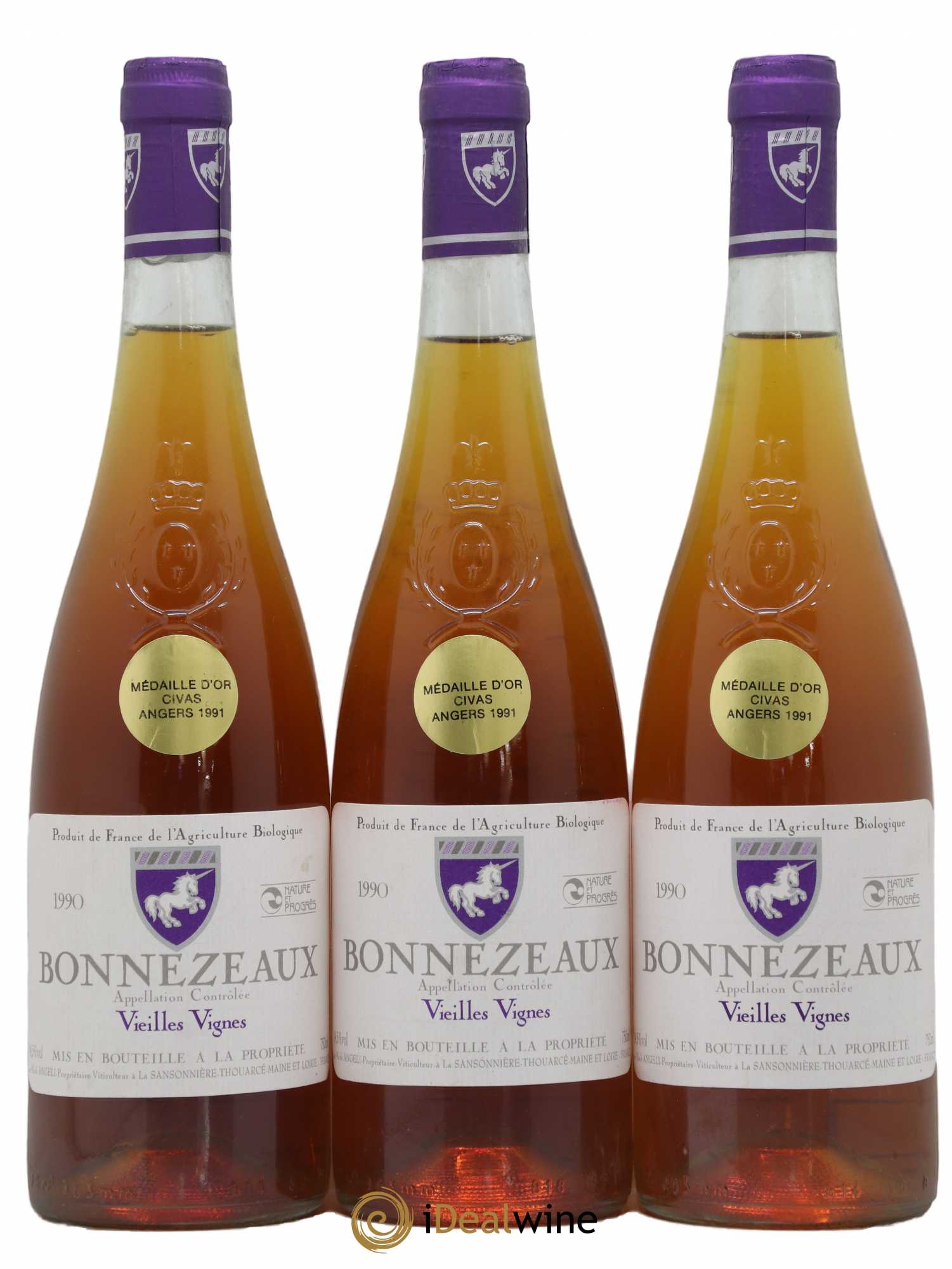Bonnezeaux Vieilles Vignes Mark Angeli Ferme De La Sansonniere 1990 - Lotto di 12 bottiglie - 1