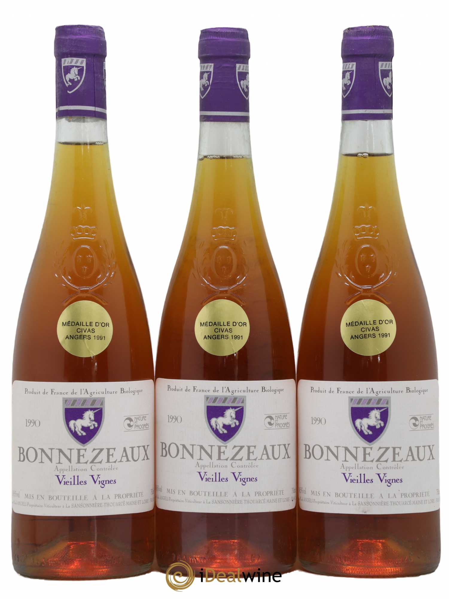 Bonnezeaux Vieilles Vignes Mark Angeli Ferme De La Sansonniere 1990 - Lotto di 12 bottiglie - 3