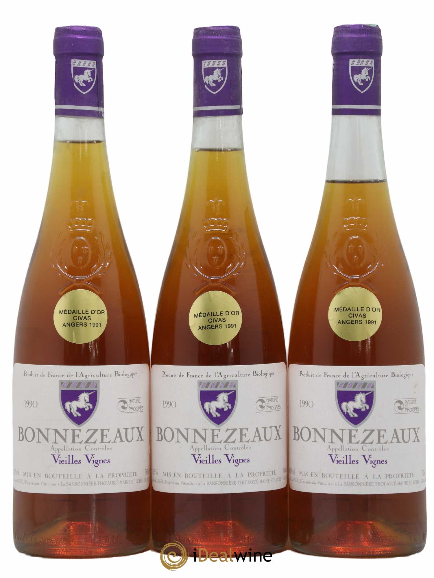 Bonnezeaux Vieilles Vignes Mark Angeli Ferme De La Sansonniere 1990 - Lotto di 12 bottiglie - 4