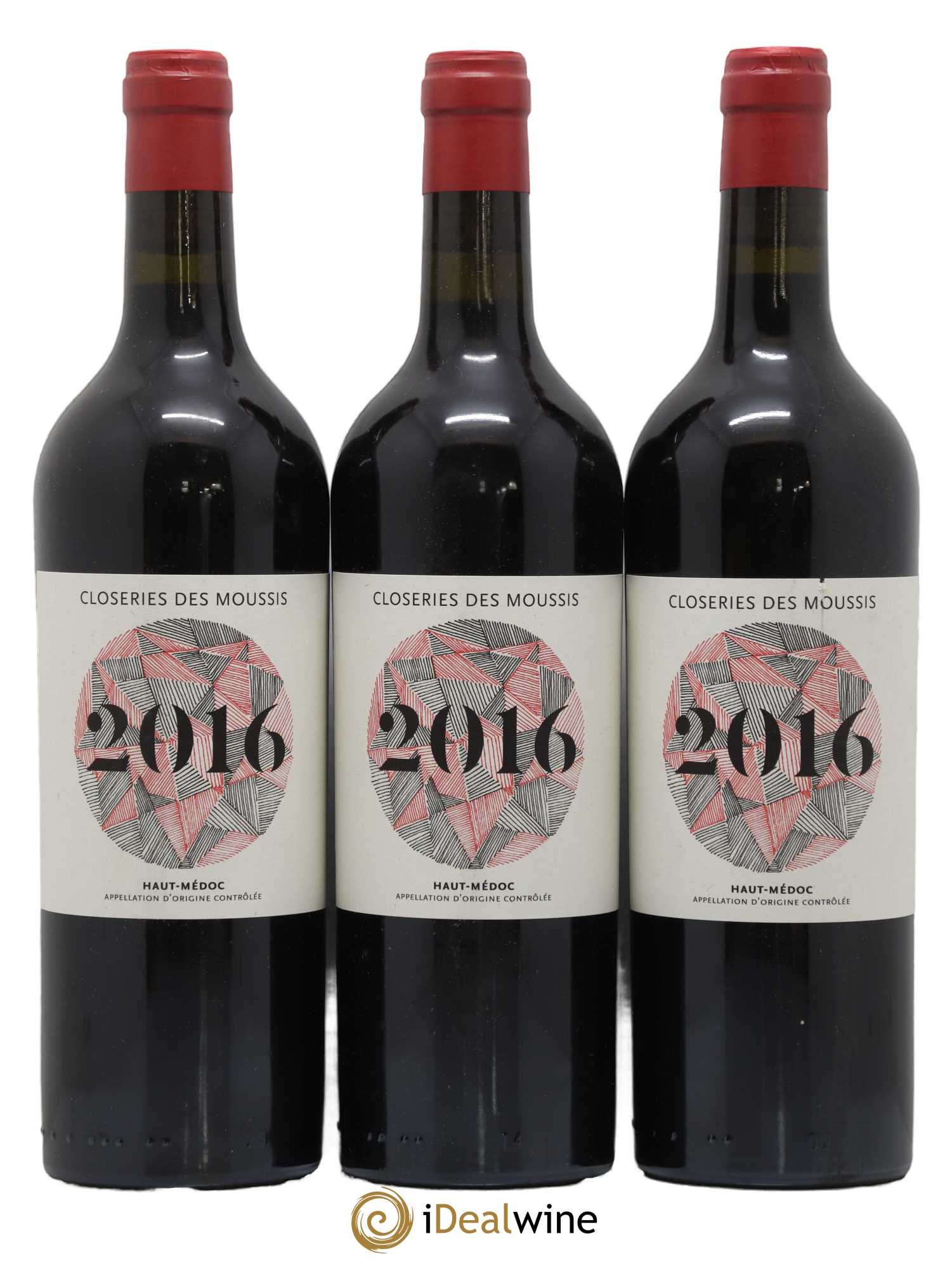 Les Closeries des Moussis - Haut Médoc 2016 - Lot de 3 bouteilles - 0