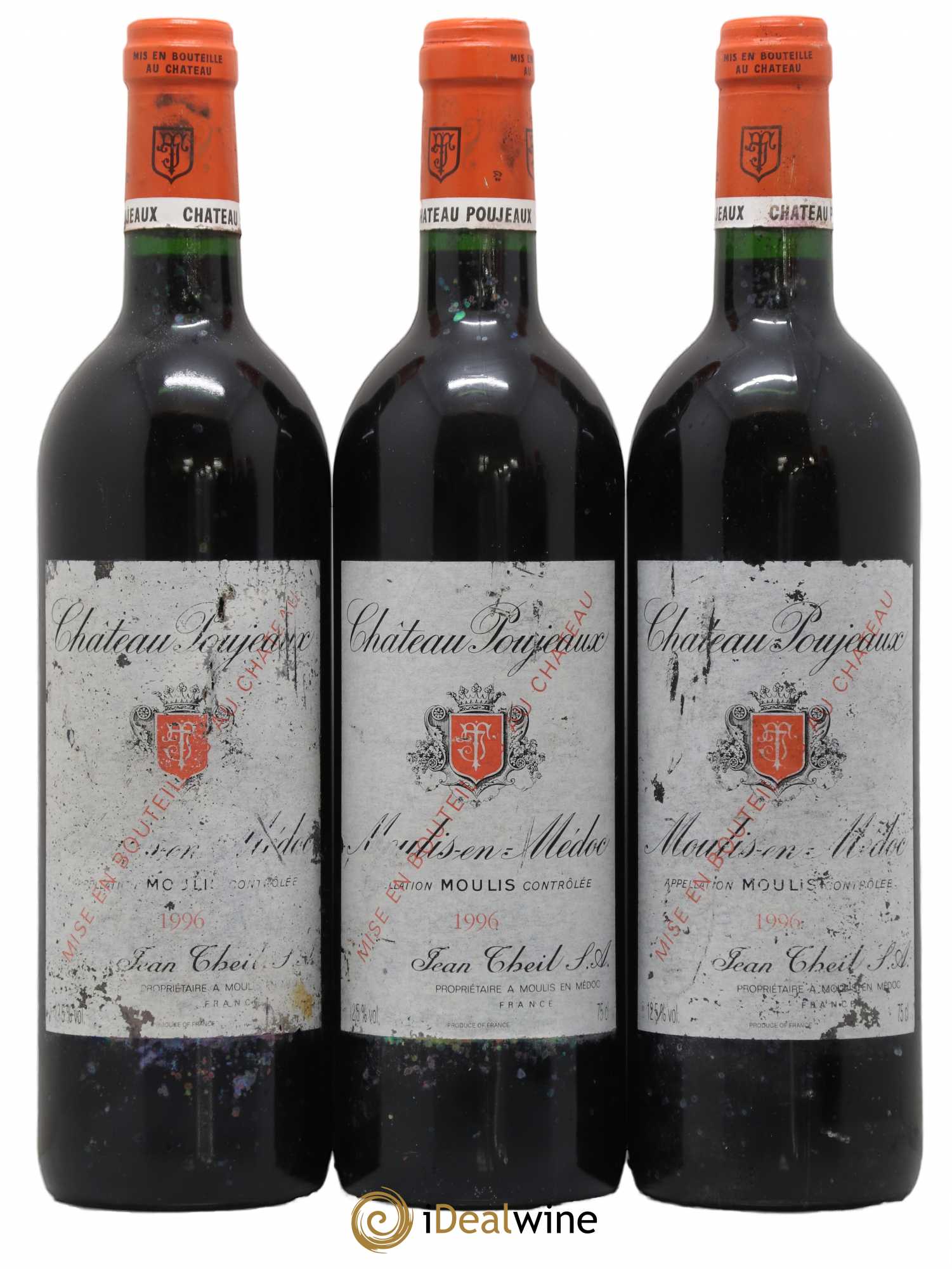 Château Poujeaux 1996 - Lot de 6 bouteilles - 2