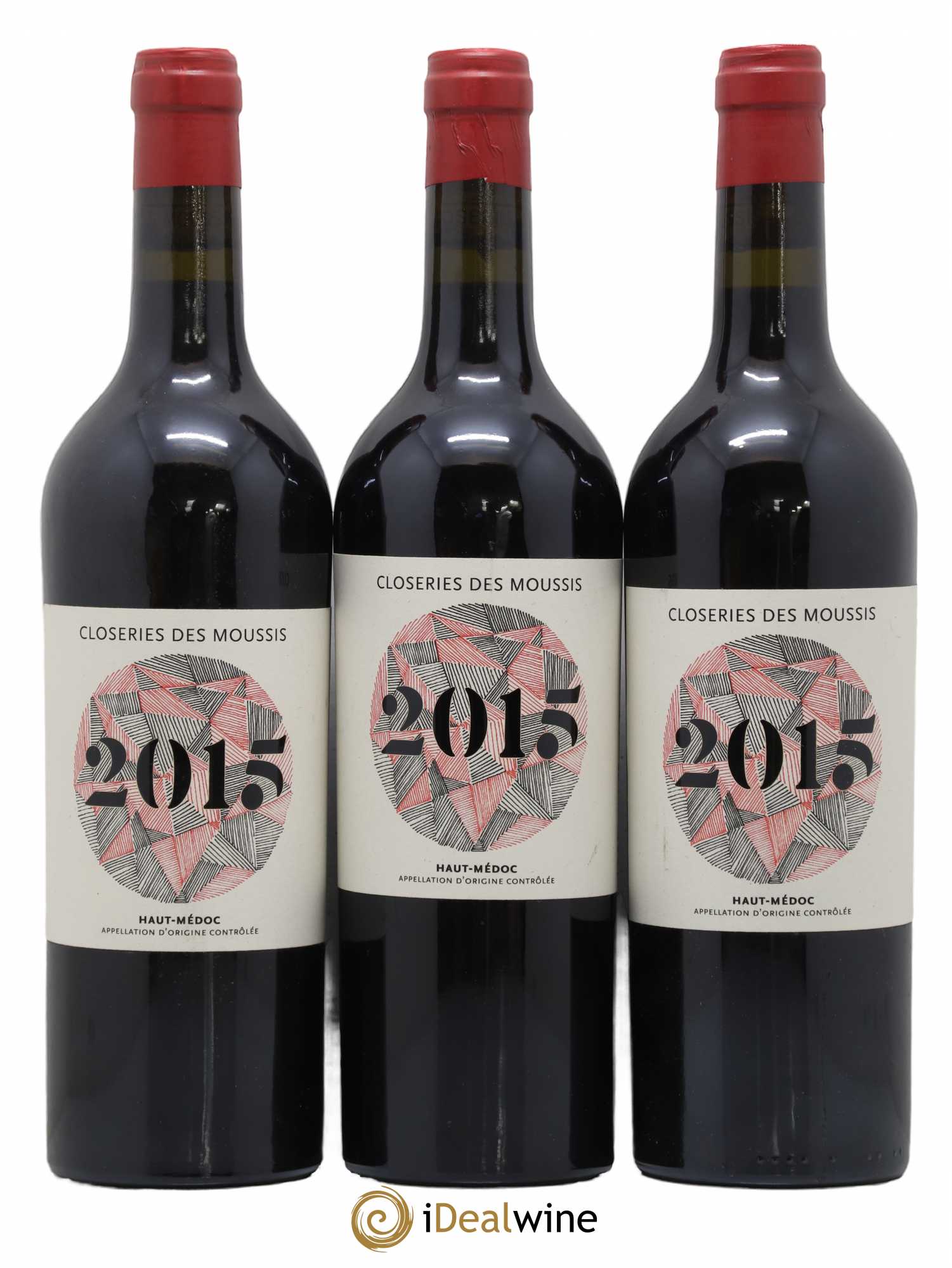 Les Closeries des Moussis - Haut Médoc 2015 - Lot de 3 bouteilles - 0