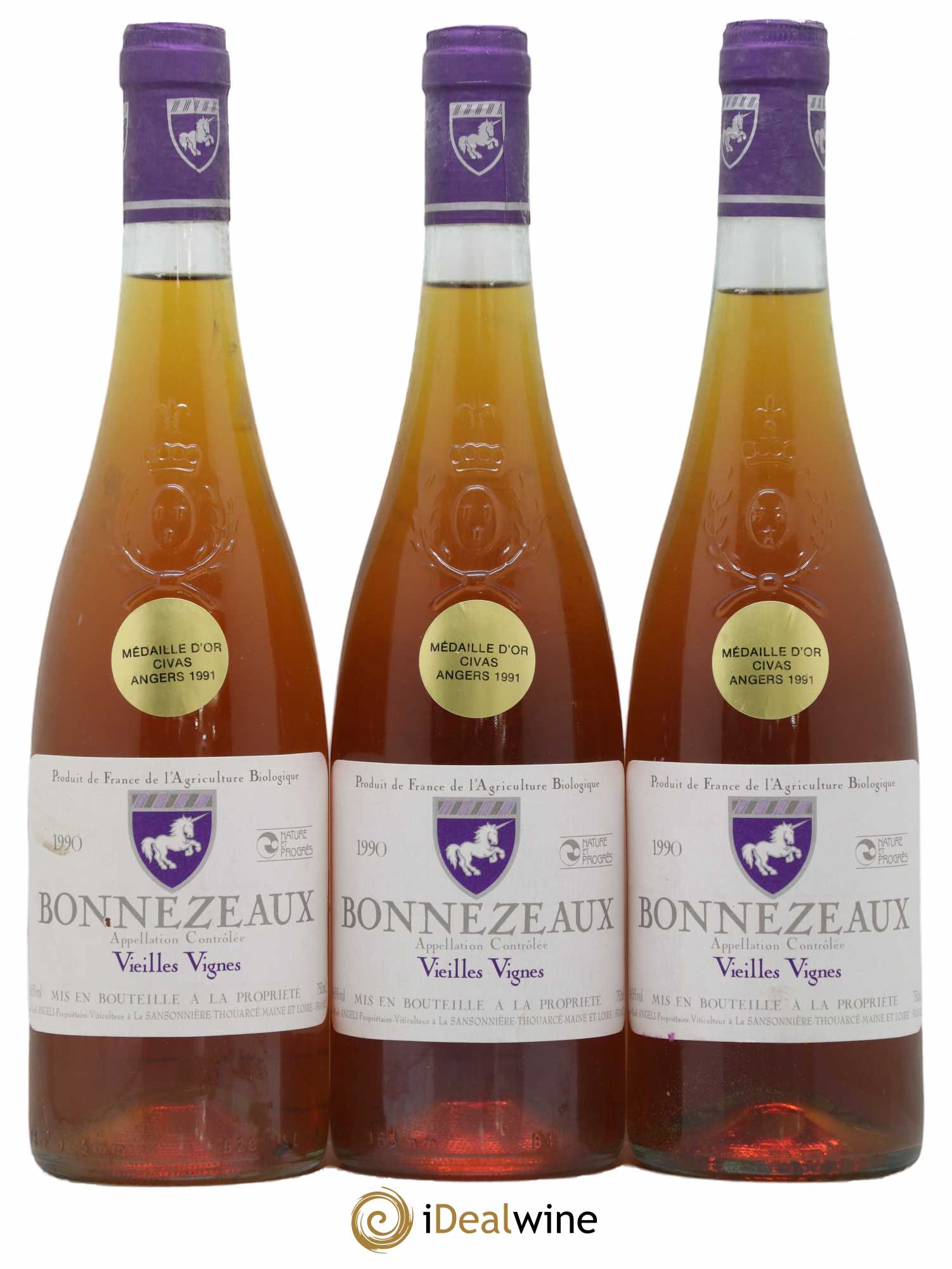 Bonnezeaux Vieilles Vignes Mark Angeli Ferme De La Sansonniere 1990 - Lotto di 6 bottiglie - 1