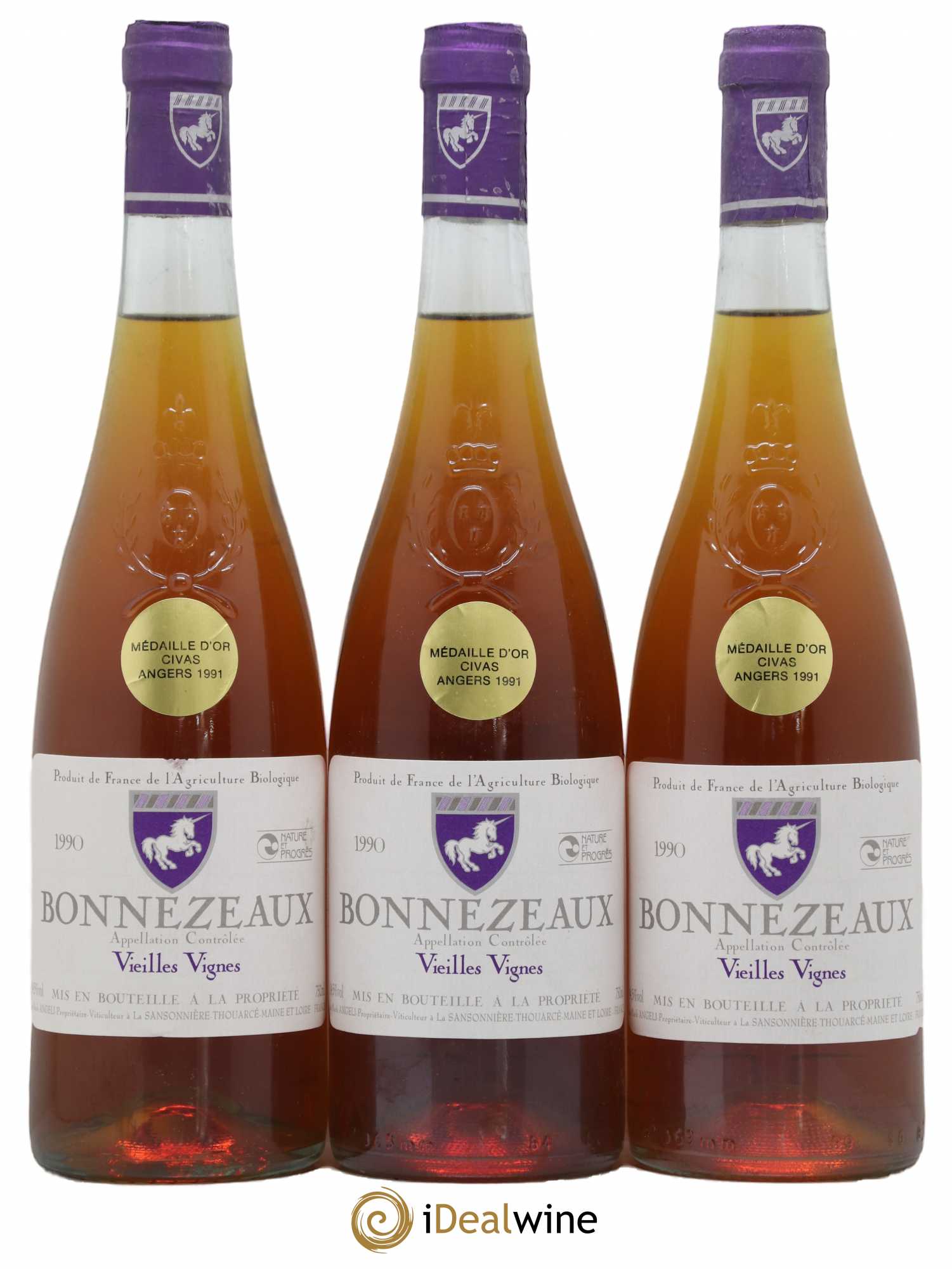 Bonnezeaux Vieilles Vignes Mark Angeli Ferme De La Sansonniere 1990 - Lotto di 6 bottiglie - 2