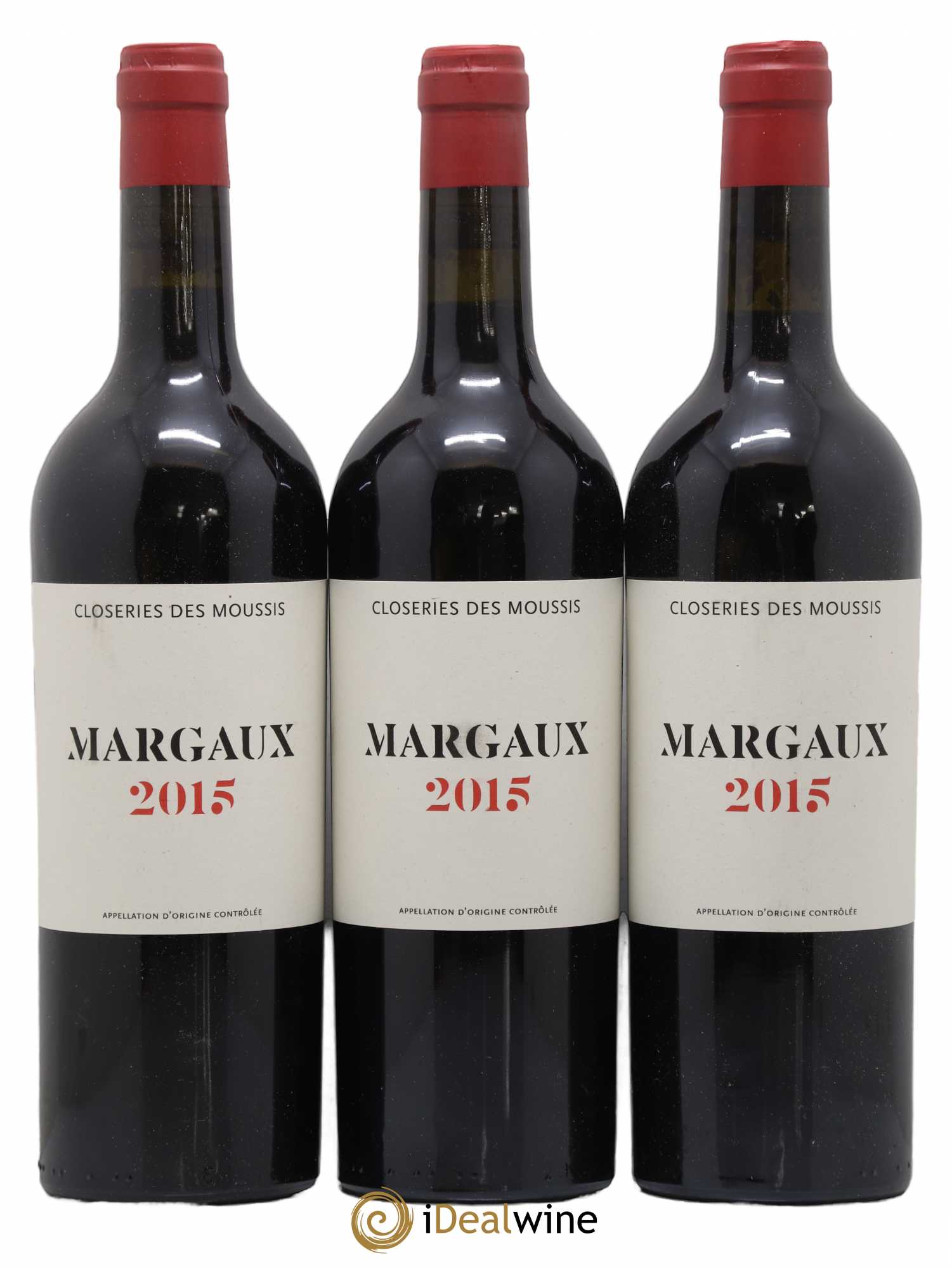 Les Closeries des Moussis - Margaux 2015 - Lot de 3 bouteilles - 0