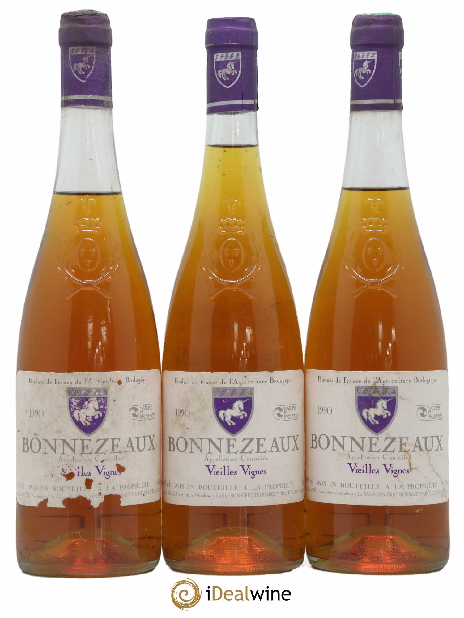 Bonnezeaux Vieilles Vignes Mark Angeli Ferme De La Sansonniere 1990 - Lotto di 6 bottiglie - 2