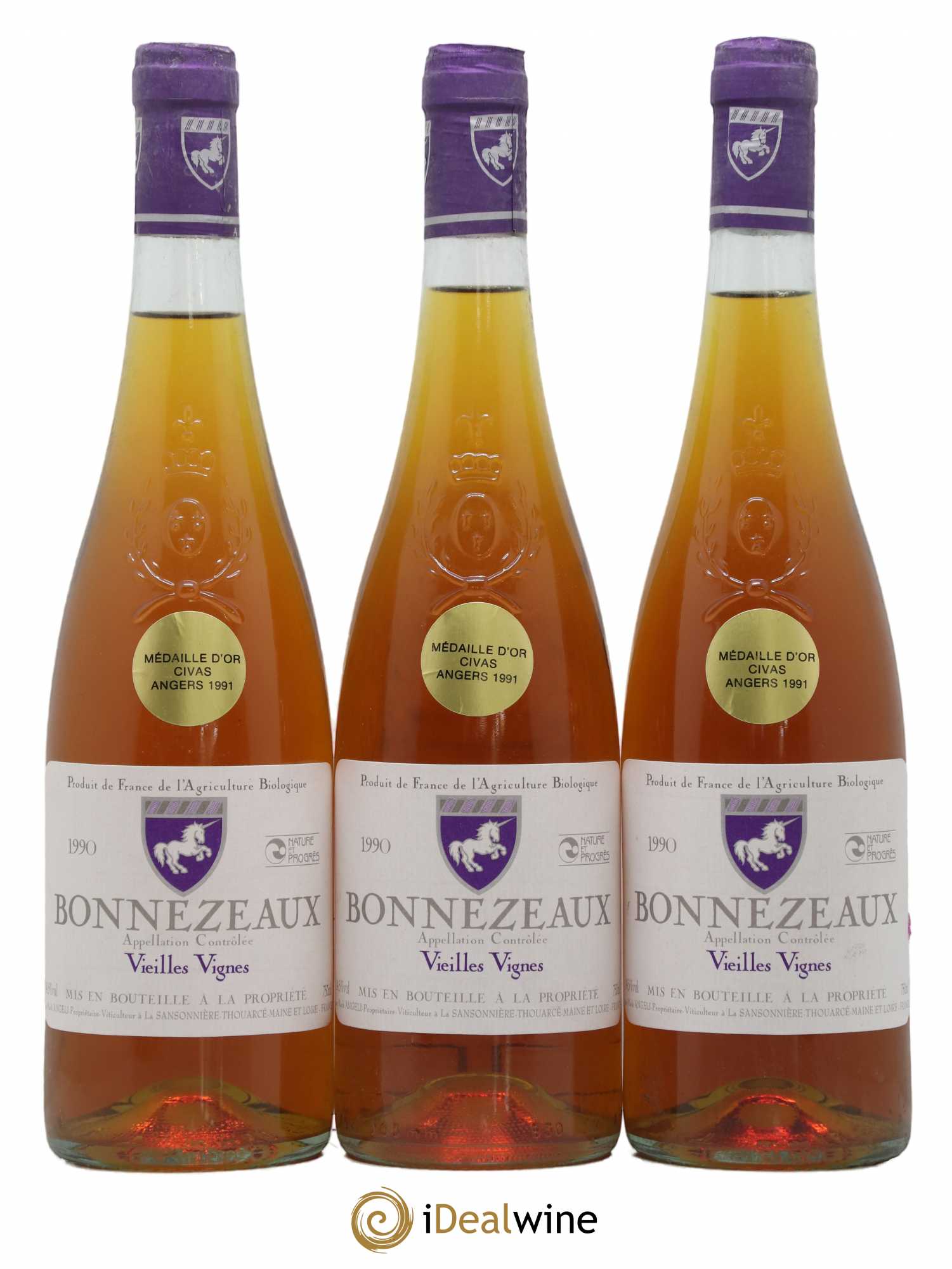 Bonnezeaux Vieilles Vignes Mark Angeli Ferme De La Sansonniere 1990 - Lotto di 6 bottiglie - 2