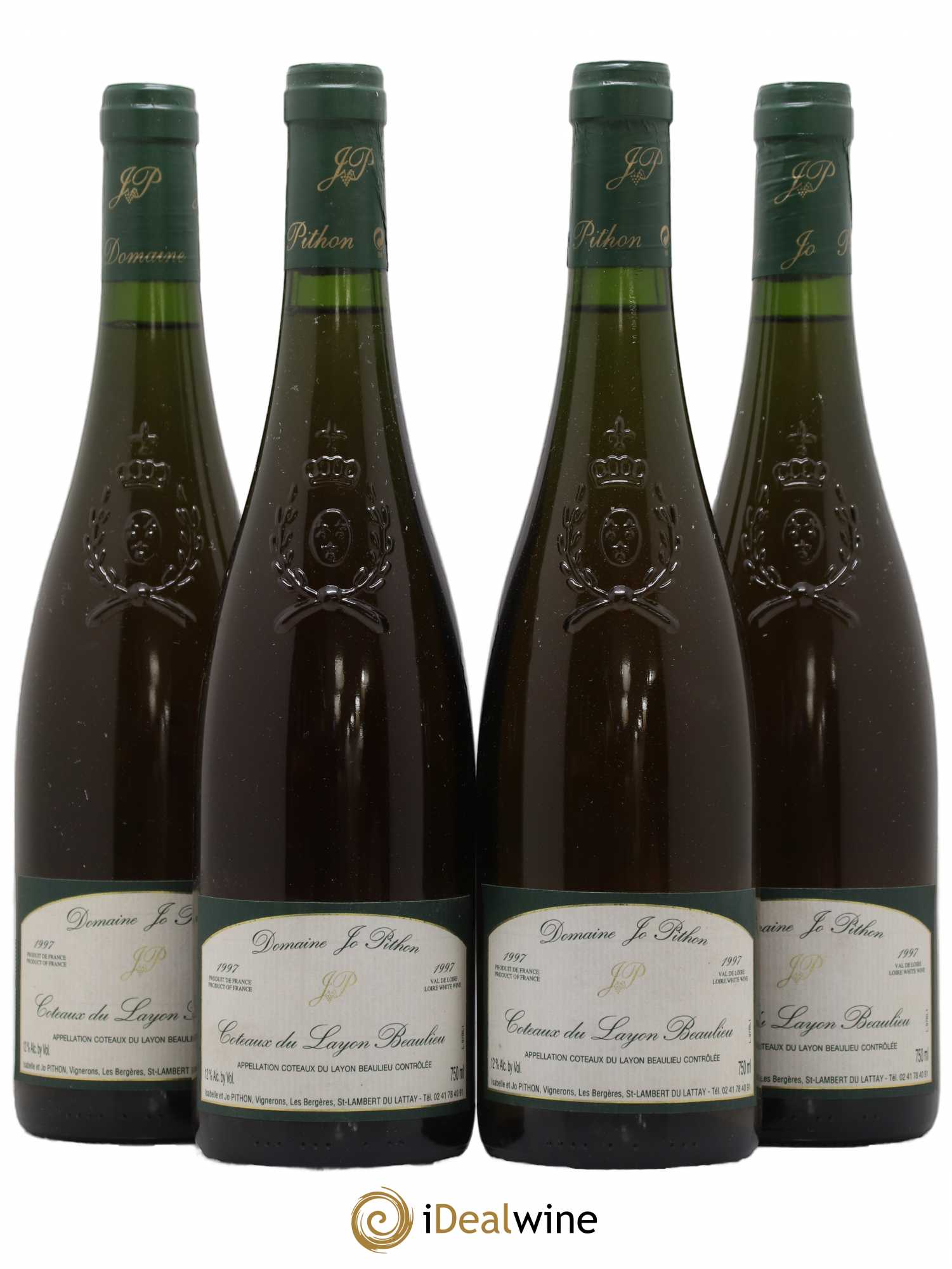 Coteaux du Layon Beaulieu Domaine Jo Pithon 1997 - Lotto di 4 bottiglie - 0