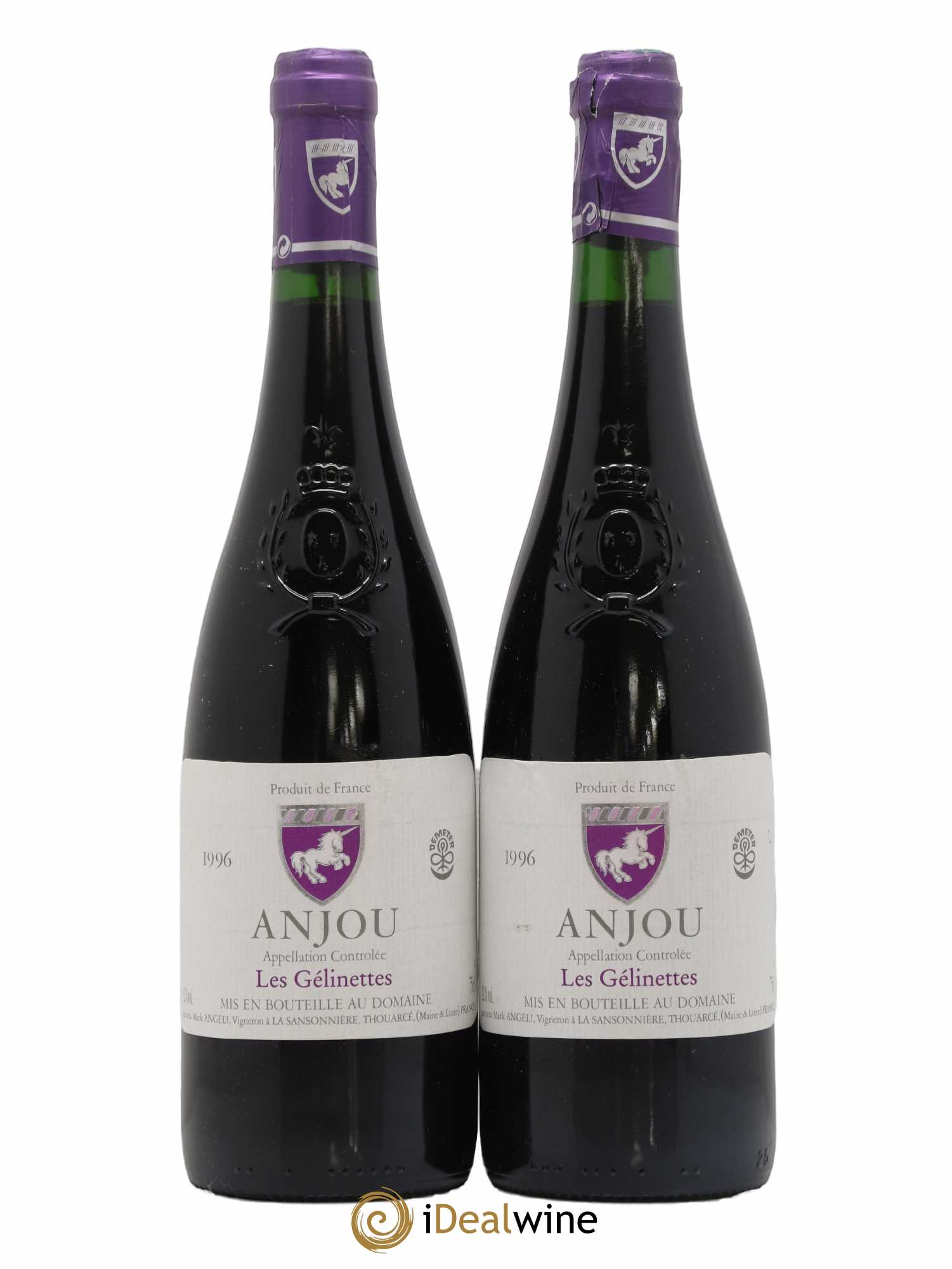 Anjou Les Gélinettes Mark Angeli Ferme de la Sansonnière 1996 - Posten von 2 Flaschen - 0