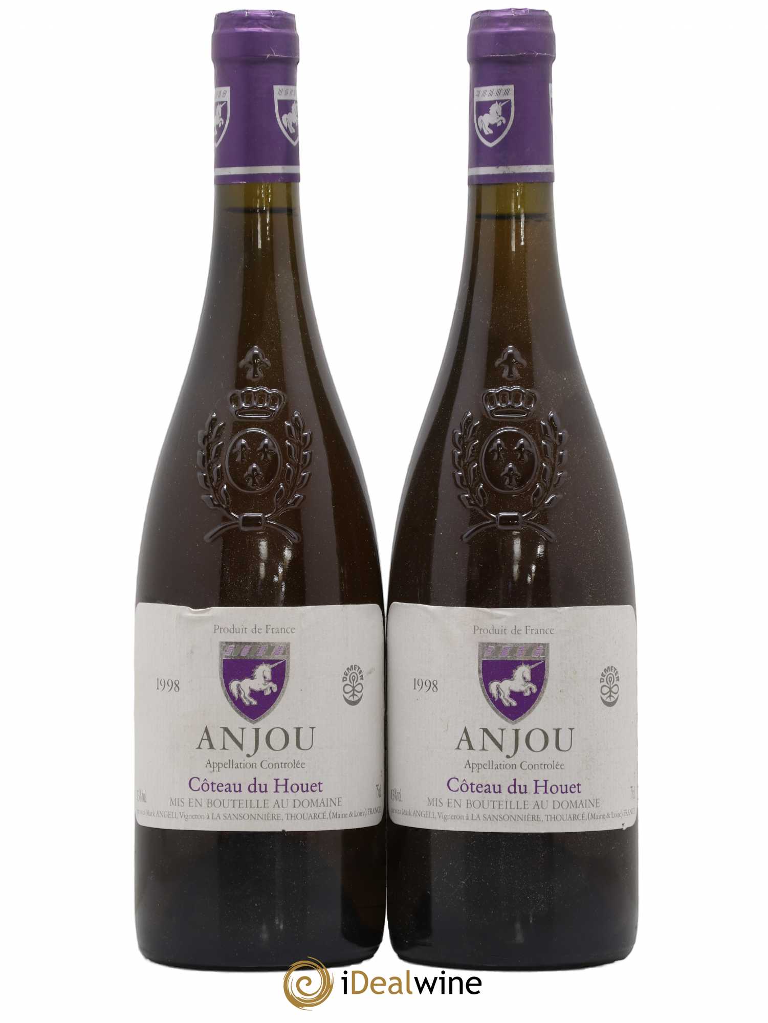 Anjou Côteau du Houet Mark Angeli Ferme de la Sansonnière 1998 - Posten von 2 Flaschen - 0