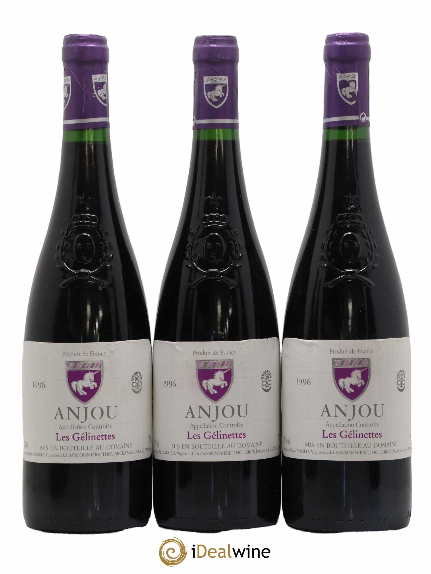 Vin de France Les Gélinettes Mark Angeli (Domaine) - Ferme de la Sansonnière 1996 - Lot de 6 bouteilles - 1