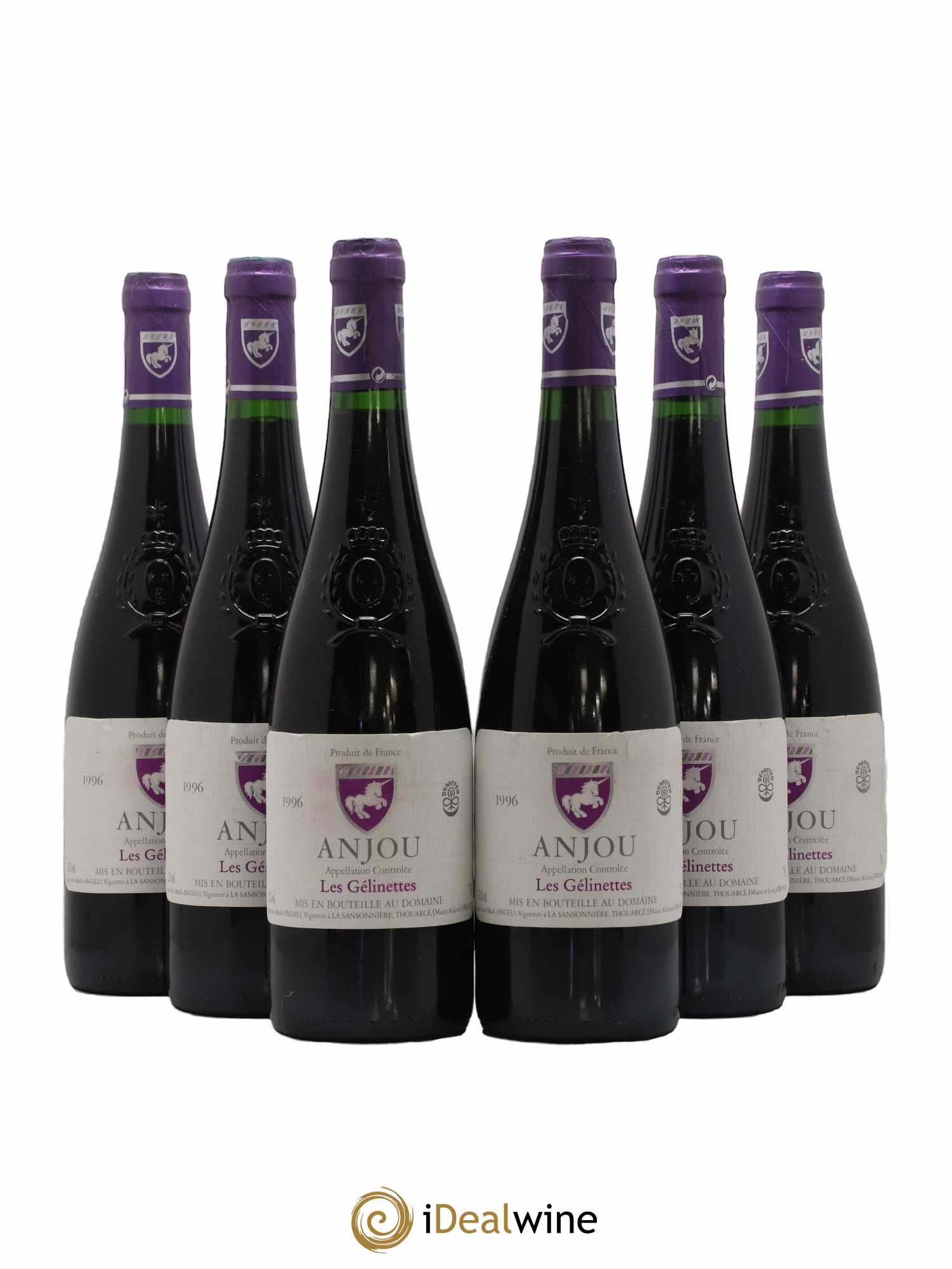 Vin de France Les Gélinettes Mark Angeli (Domaine) - Ferme de la Sansonnière 1996 - Lot de 6 bouteilles - 0