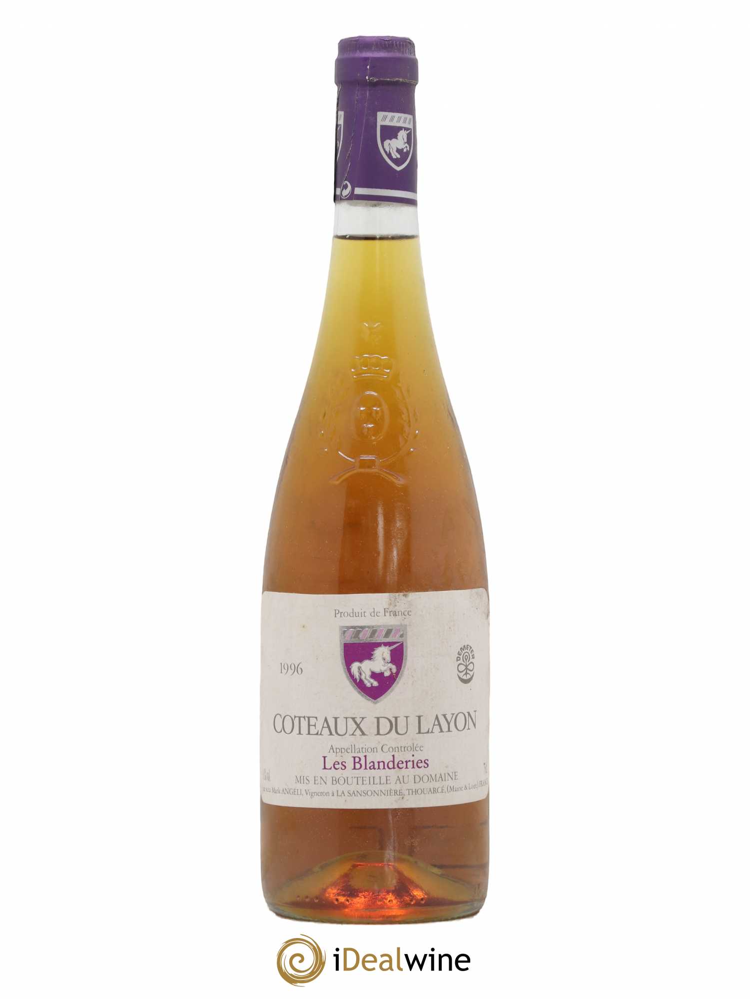 Coteaux du Layon Les Blanderies Mark Angeli (Domaine) - Ferme de la Sansonnière 1996 - Lotto di 1 bottiglia - 0