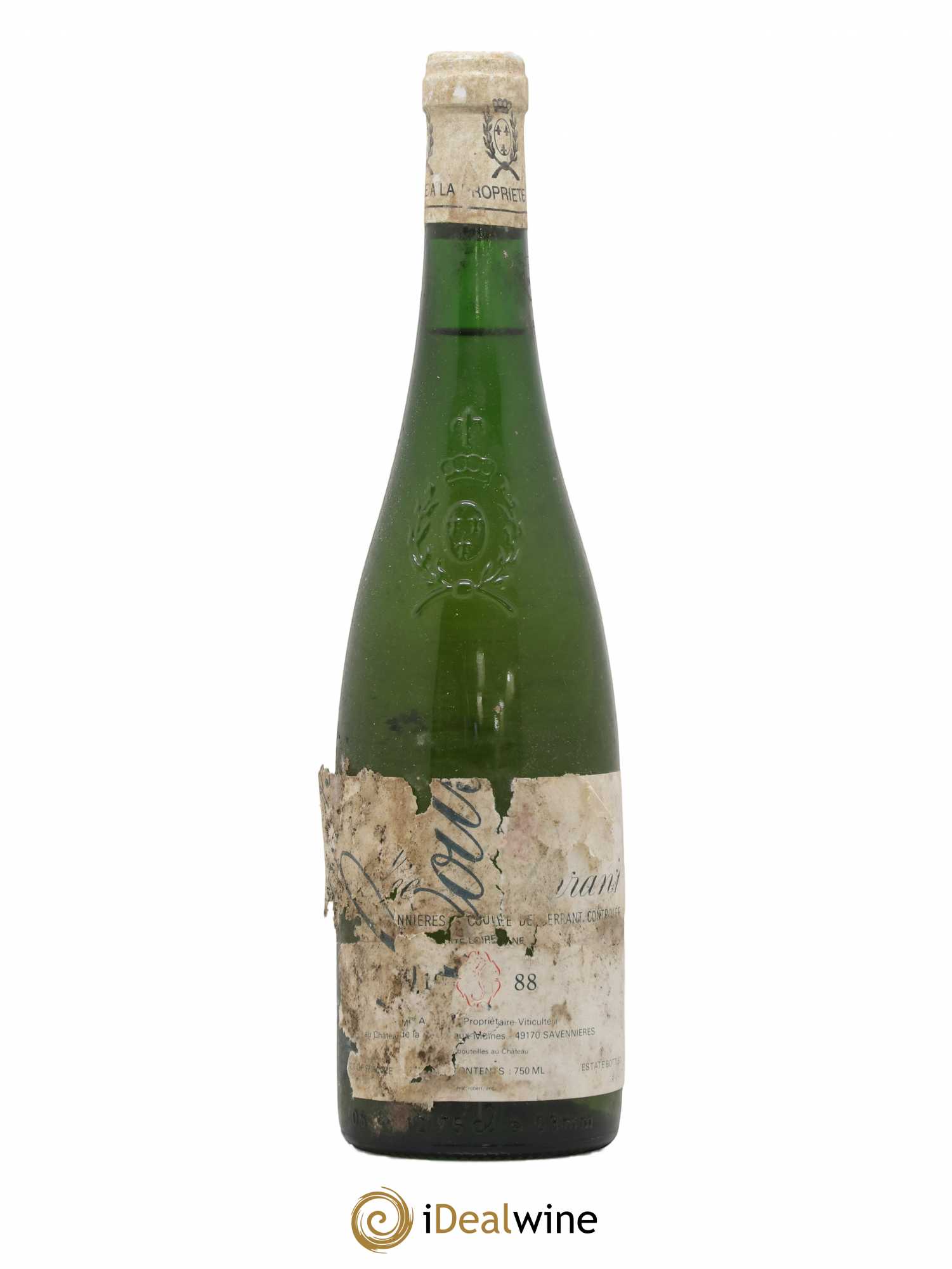 Savennières Clos de la Coulée de Serrant Vignobles de la Coulée de Serrant - Nicolas Joly 1988 - Lot de 1 bouteille - 0