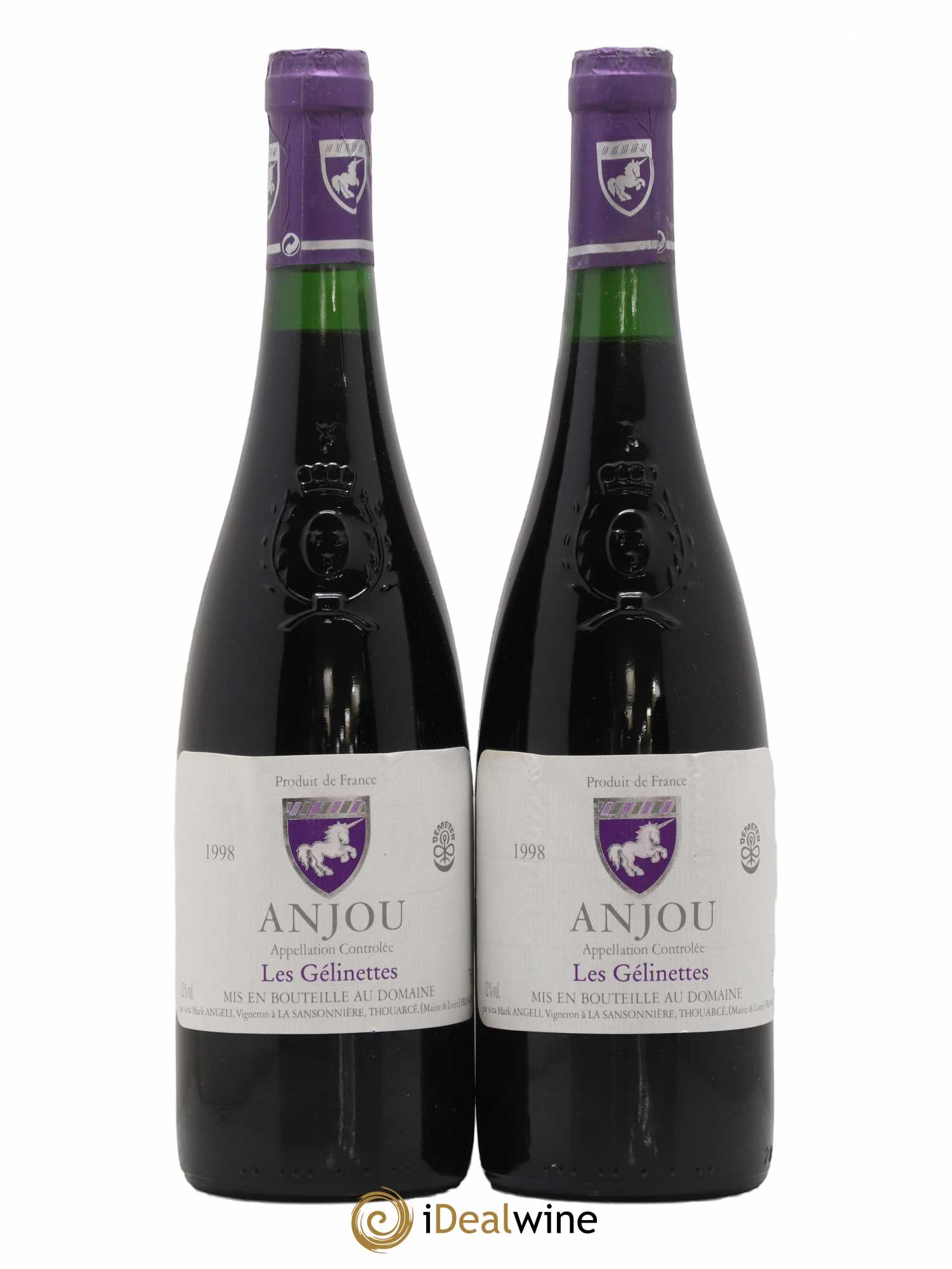 Anjou Les Gélinettes Mark Angeli (Domaine) - Ferme de la Sansonnière 1998 - Posten von 2 Flaschen - 0