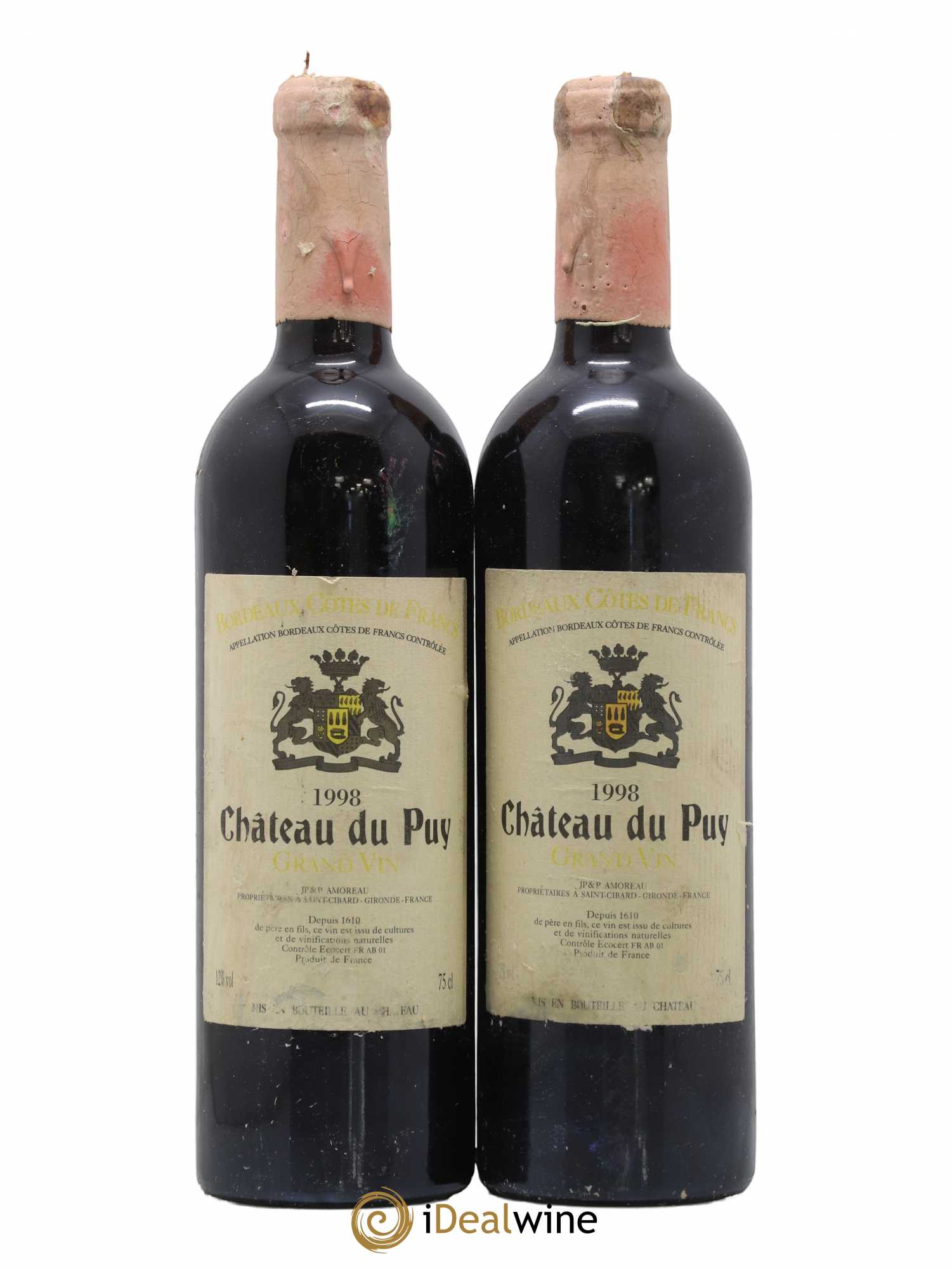 Château Le Puy 1998 - Lot de 2 bouteilles - 0