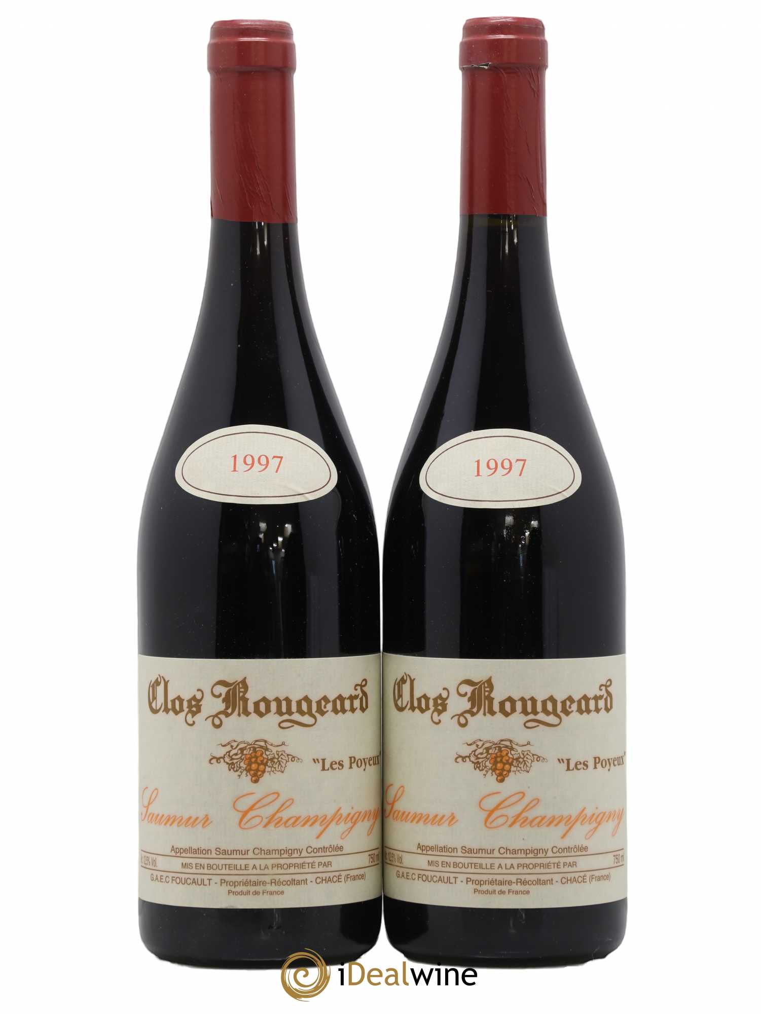 Saumur-Champigny Les Poyeux Clos Rougeard 1997 - Lot de 2 bouteilles - 0