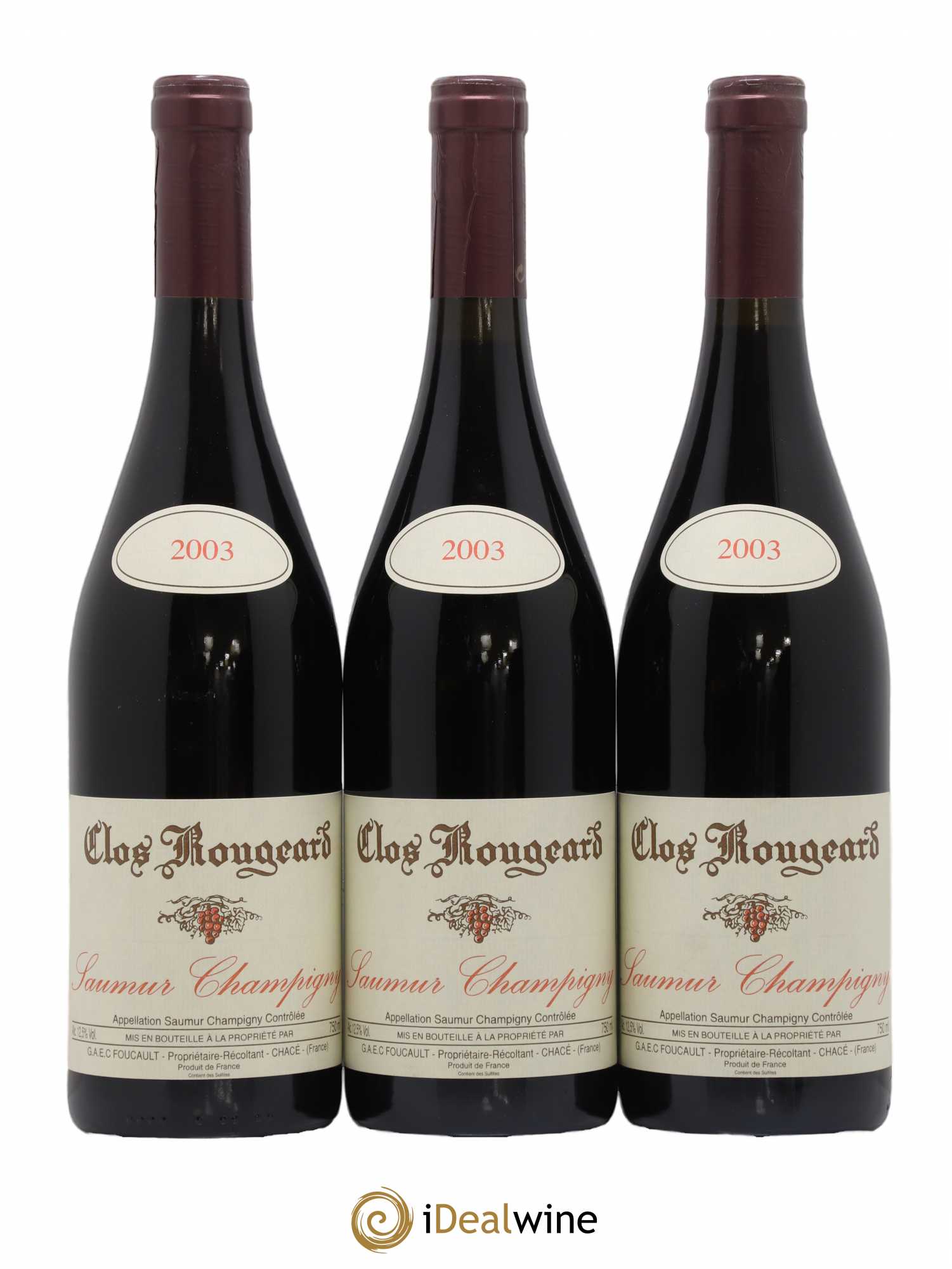 Saumur-Champigny Clos Rougeard 2003 - Posten von 3 Flaschen - 0