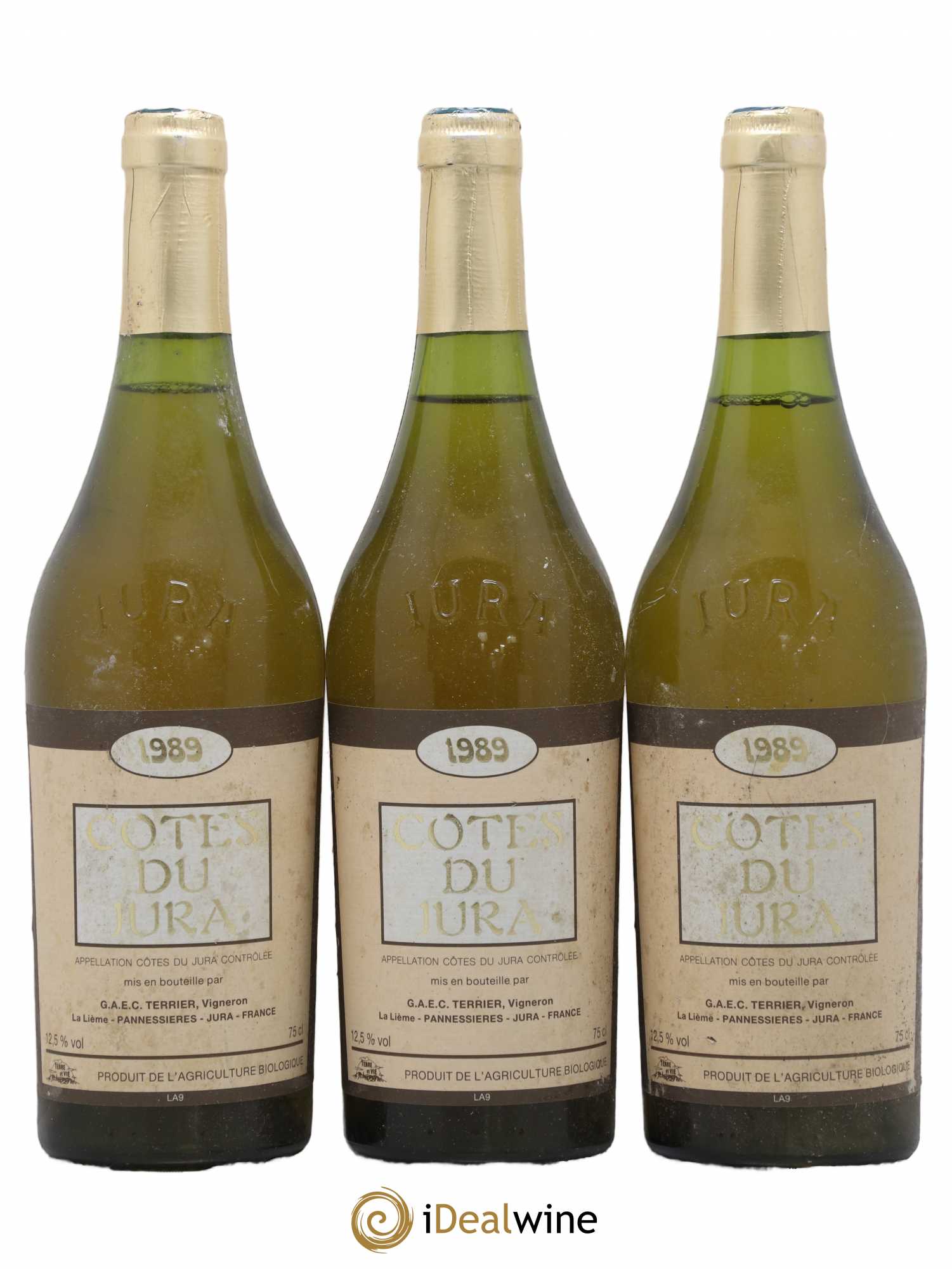 Côtes du Jura Terrier 1989 - Lot de 3 bouteilles - 0