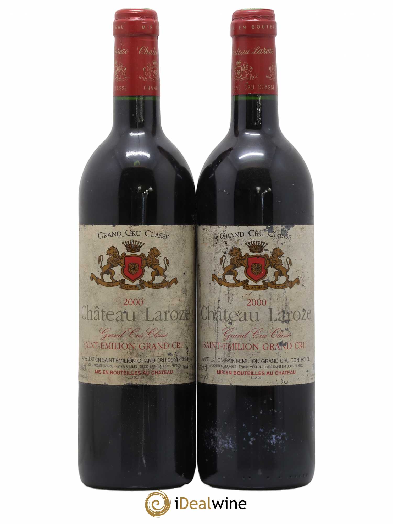 Château Laroze Grand Cru Classé 2000 - Lot de 2 bouteilles - 0