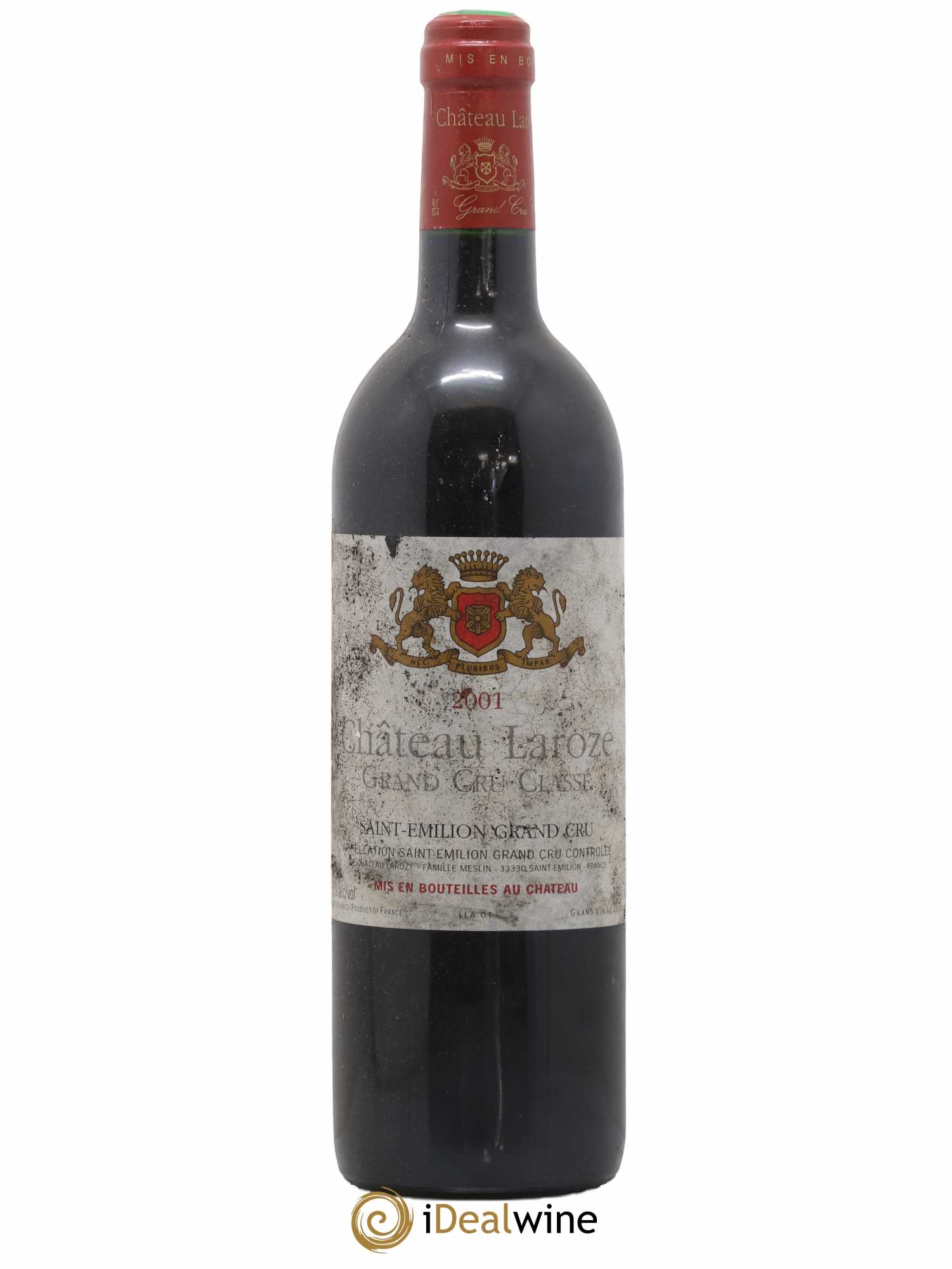 Château Laroze Grand Cru Classé 2001 - Lot de 1 bouteille - 0