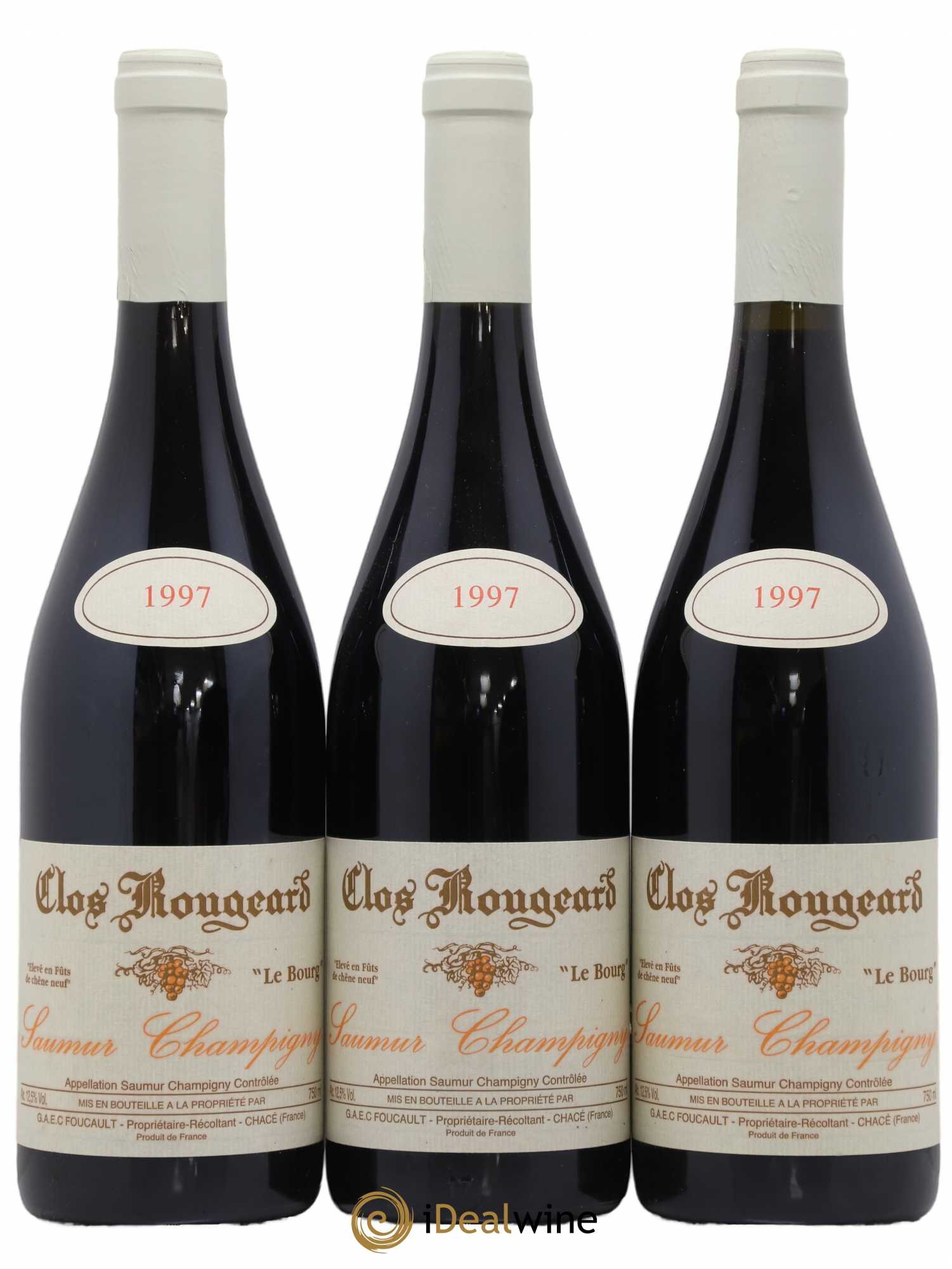 Saumur-Champigny Le Bourg Clos Rougeard 1997 - Lot de 3 bouteilles - 0